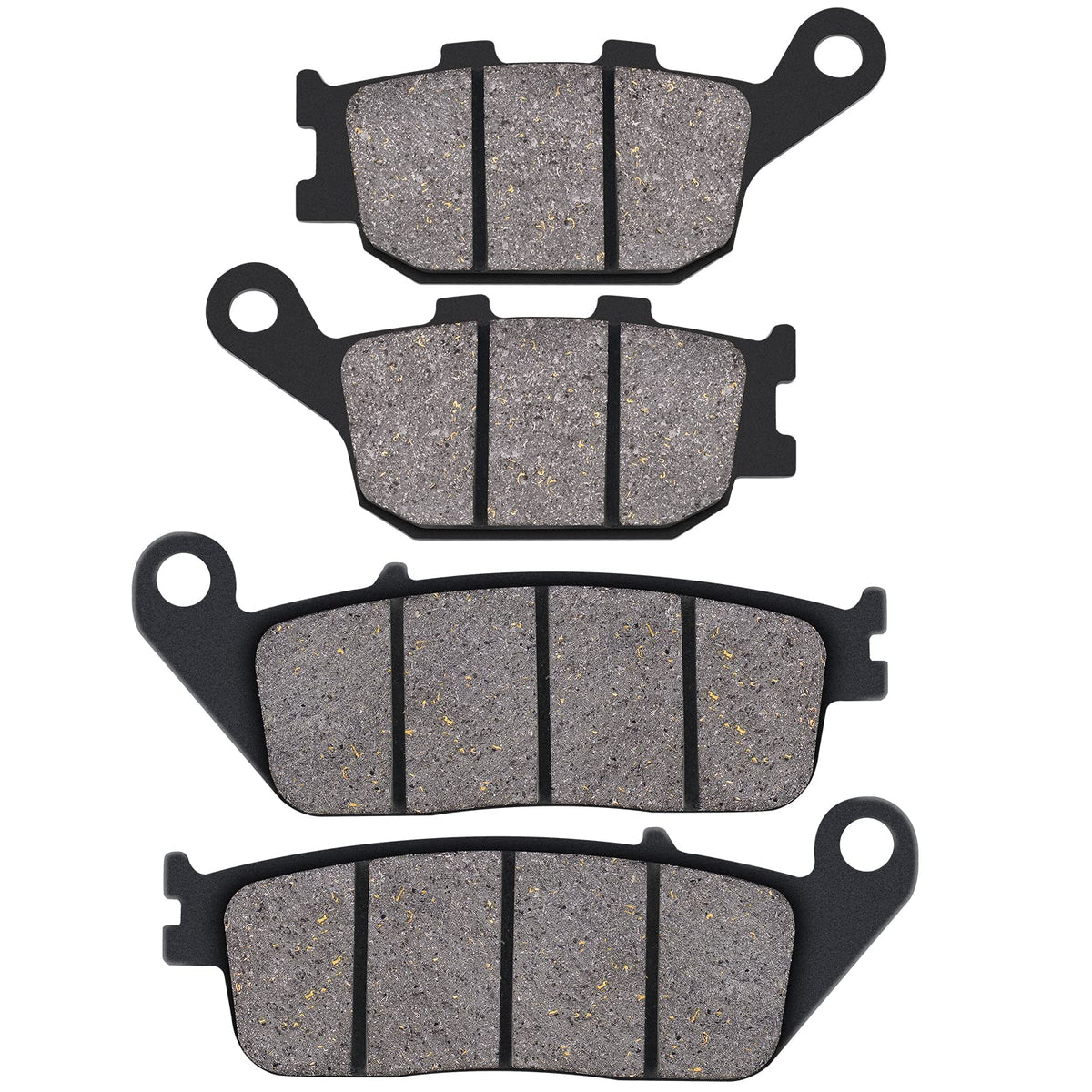 Brake Pads Front & Rear For Honda Vtx1300 Vtx 1300 C R S Retro 2003-2006 / Vt1100C2 Vt1100 C2 Shadow 1100 Ace Sabre 1995-2007 / Vt1300 Cxa Fury (Non Abs Model) / Vtx 1300S Retro/C/R/T 2003-2013