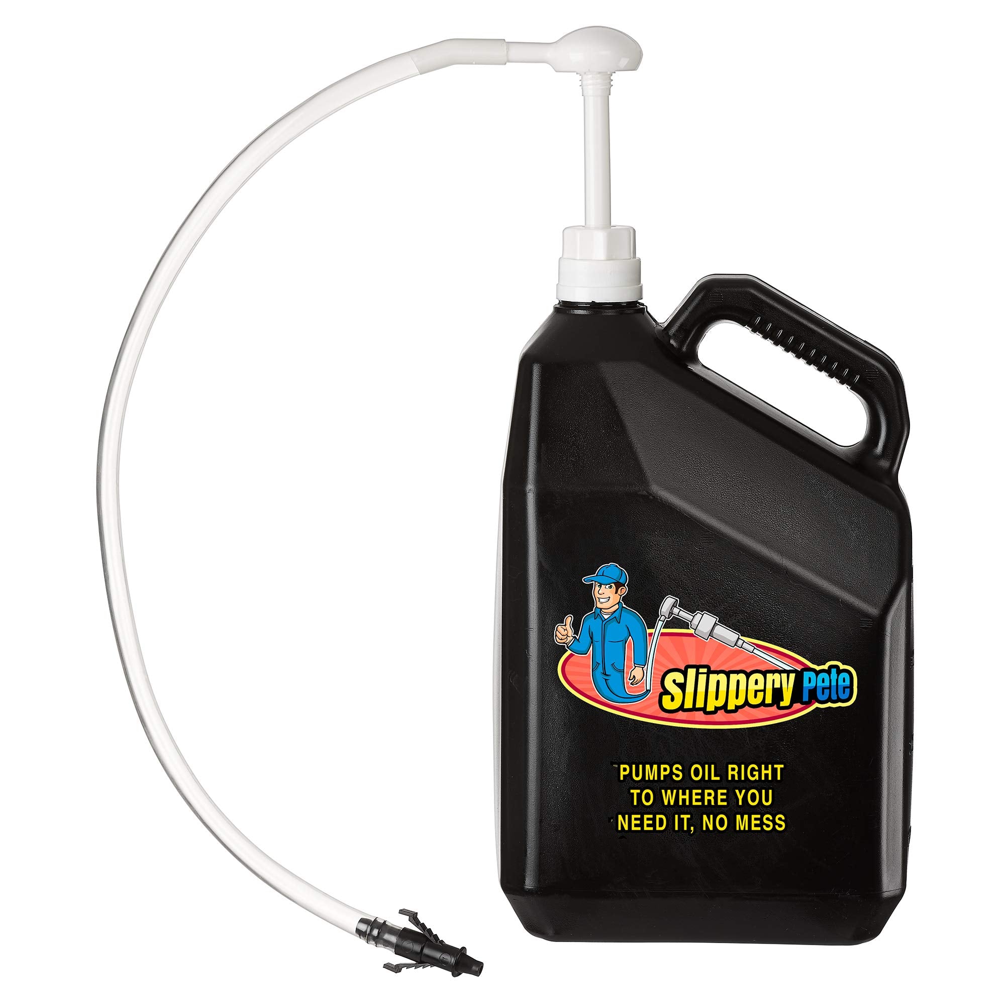 Slippery Pete Fluid Pump For Gallon Bottles And Wide Mouth Quart Bottles (Not For Standard Quart Bottles) - Transfer Gear Oil, Transmission And Differential Fluid, Antifreeze With This 30Cc Hand Pump