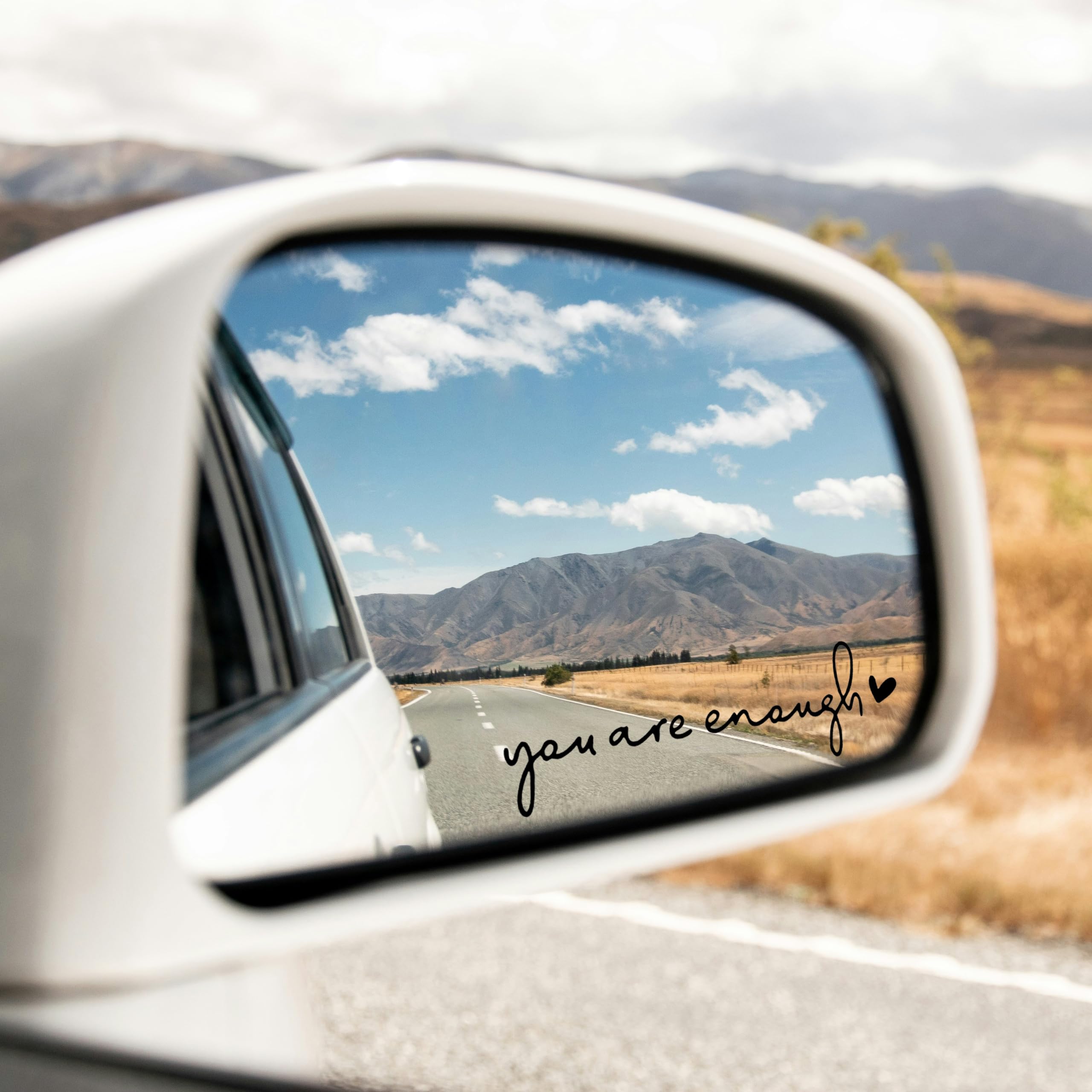 Miarita 3X Hello Beautiful Rearview Mirror Decal, Vanity Mirror Stickers, Rear View Mirror Sticker, Car Mirror Stickers. (You Ar