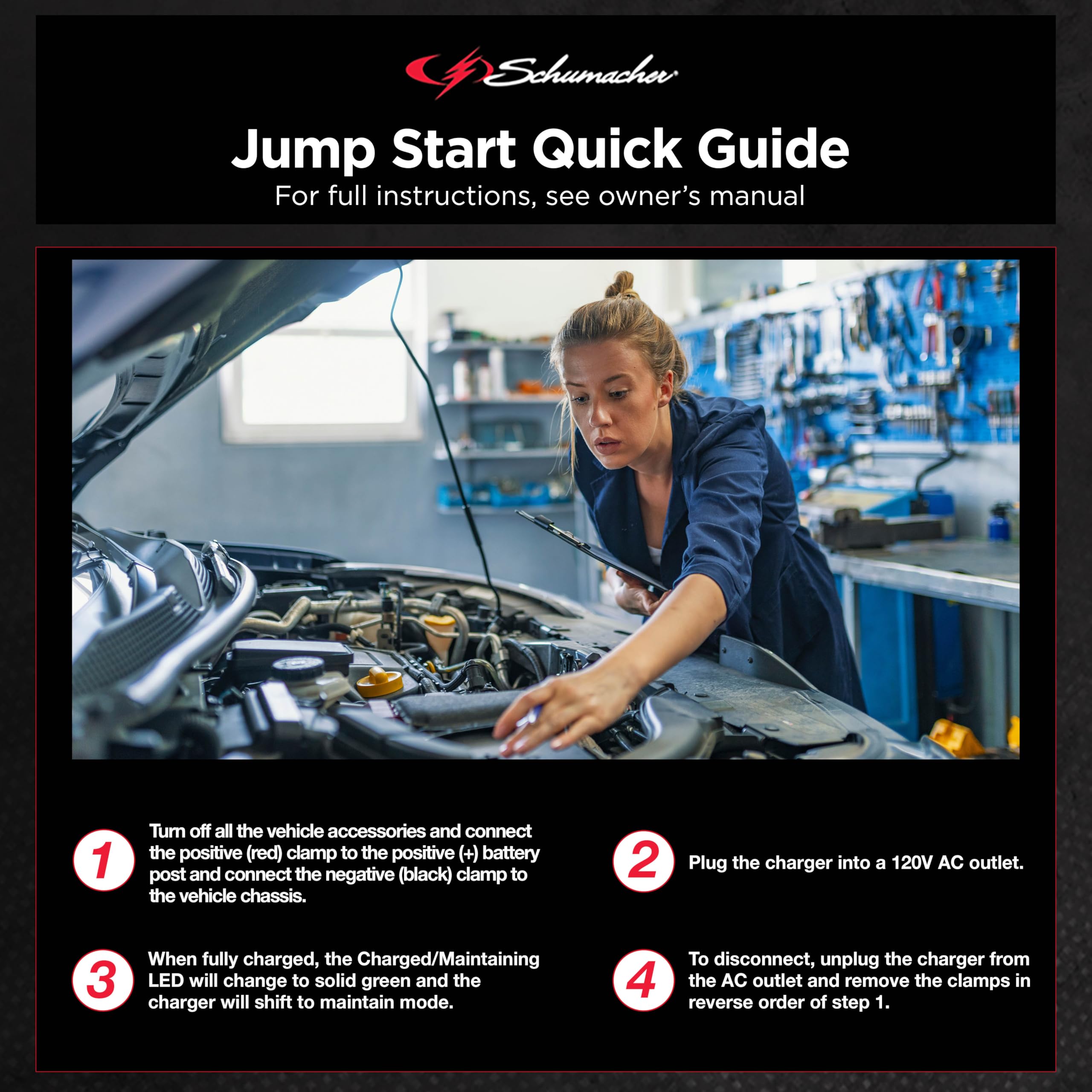 Schumacher Automatic 12 Volt 6 Amps Battery Charger