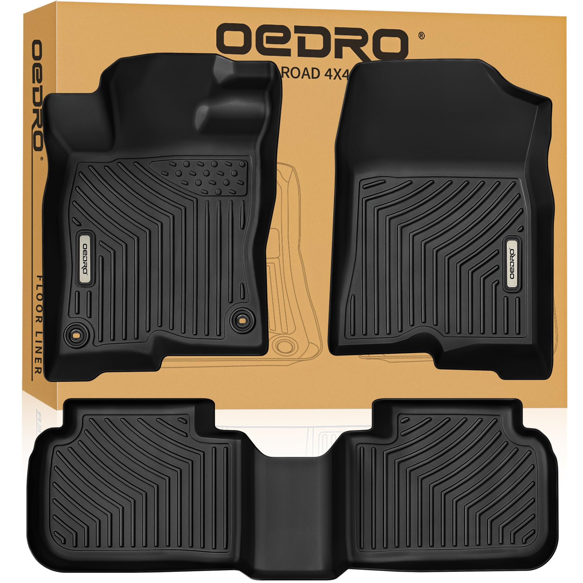 Oedro Floor Mats Fit For Honda Civic 2022 2023 2024 2025 / Acura Integra 2023 2024,All Weather Custom Fit Heavy Duty Floor Liner