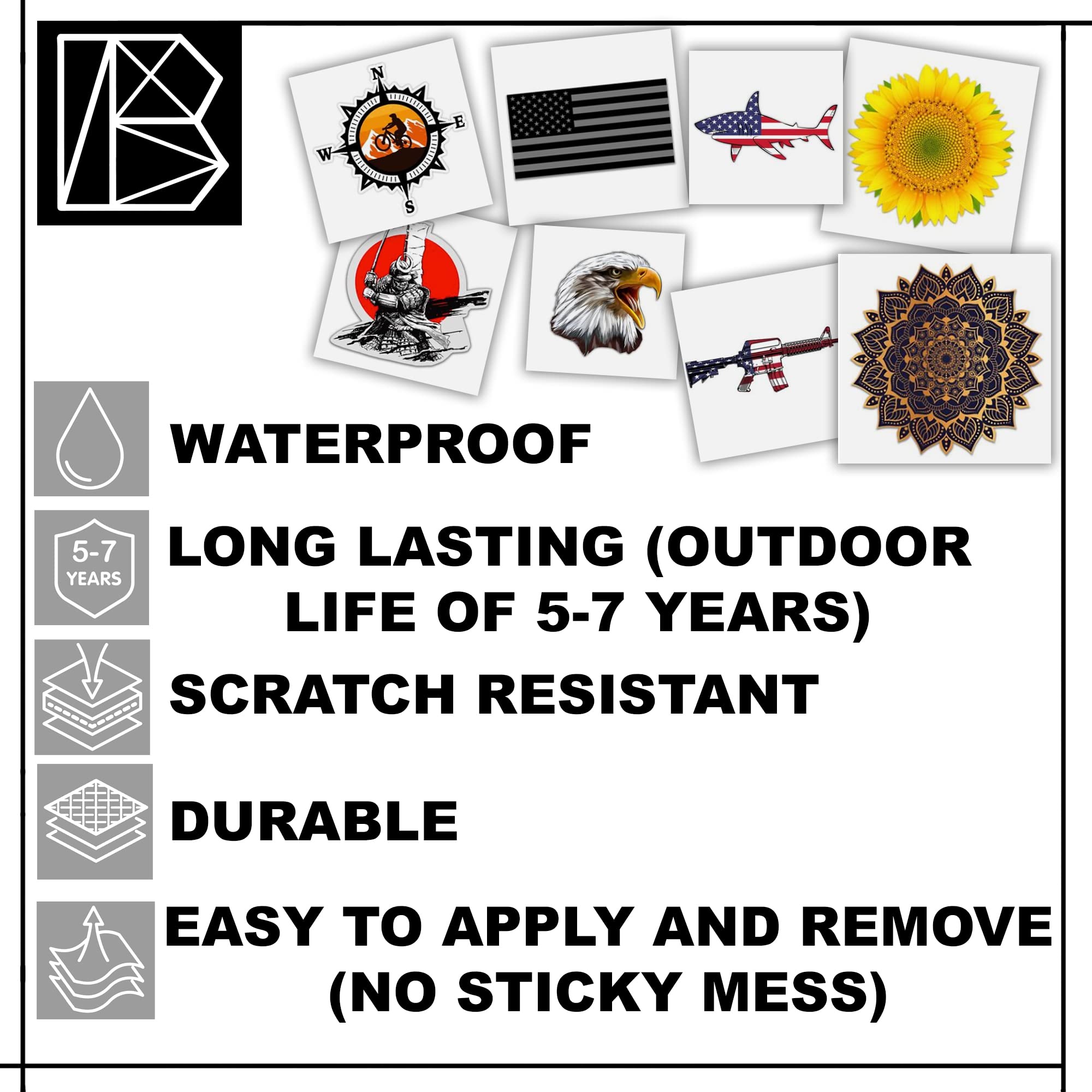 Filipino Pride Star Sun Flag Sticker - Self Adhesive - Vinyl Decal Philippine Philippines for Car (3'' x 2'')