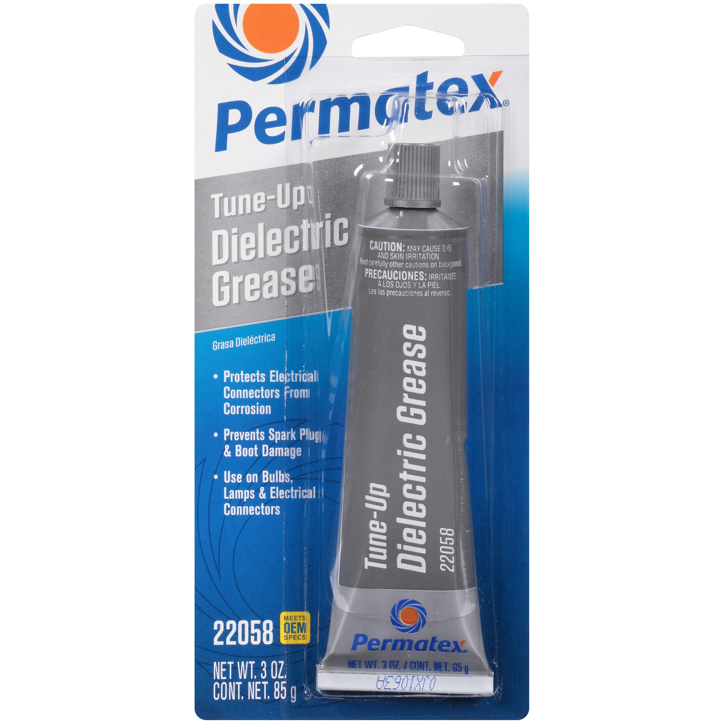 Permatex 22058 Dielectric Tune-Up Grease, 3oz. - High Performance Dielectric Grease Used To Protect Terminals, Spark Plugs, Wiri