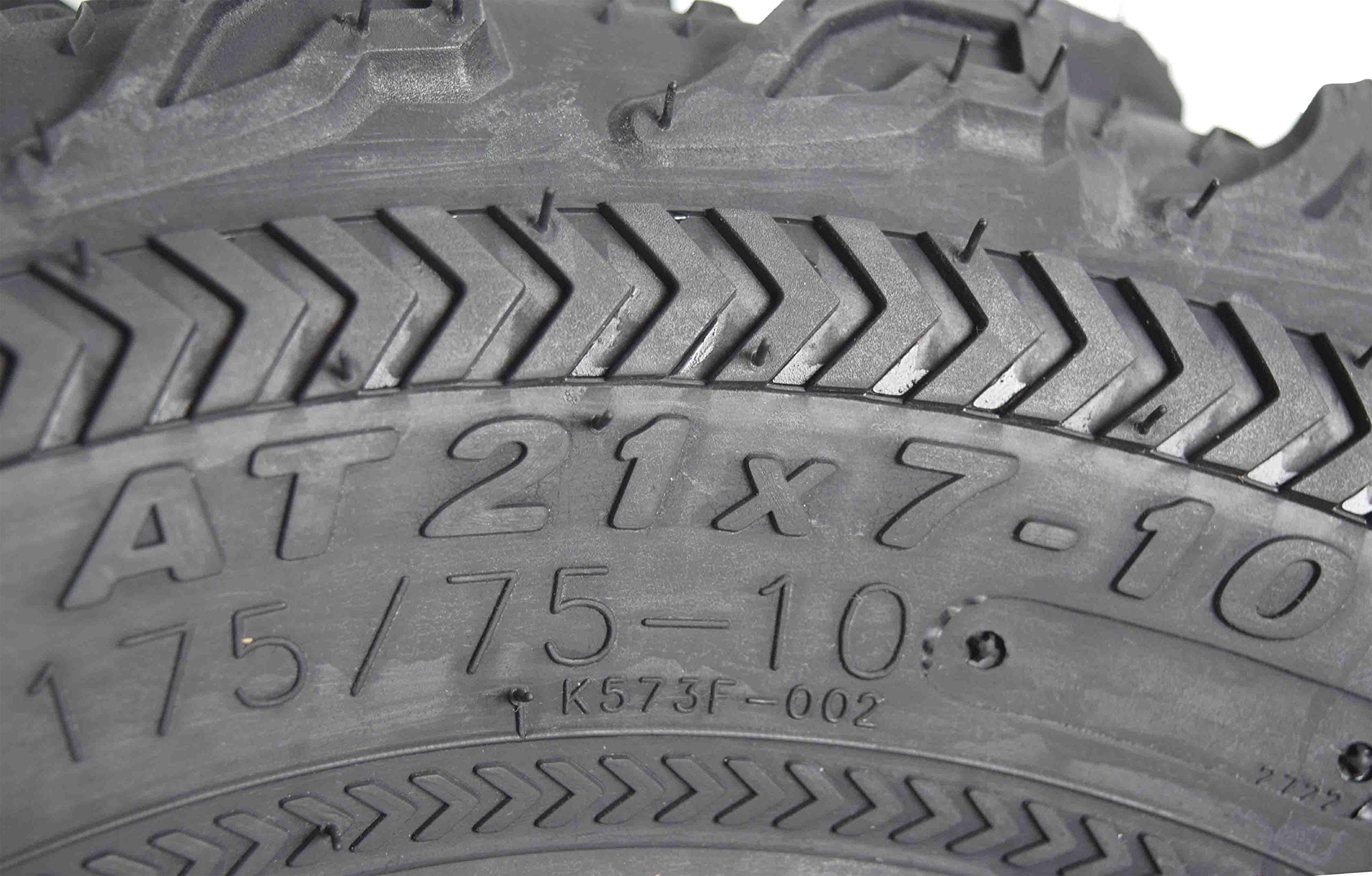 Kenda Bearclaw Ex K573-21X7-10 Front & 22X11-10 Rear Tires For All Terrain (Atv), Utv, And Side By Side (Sxs) Vehicles - 6-Ply -