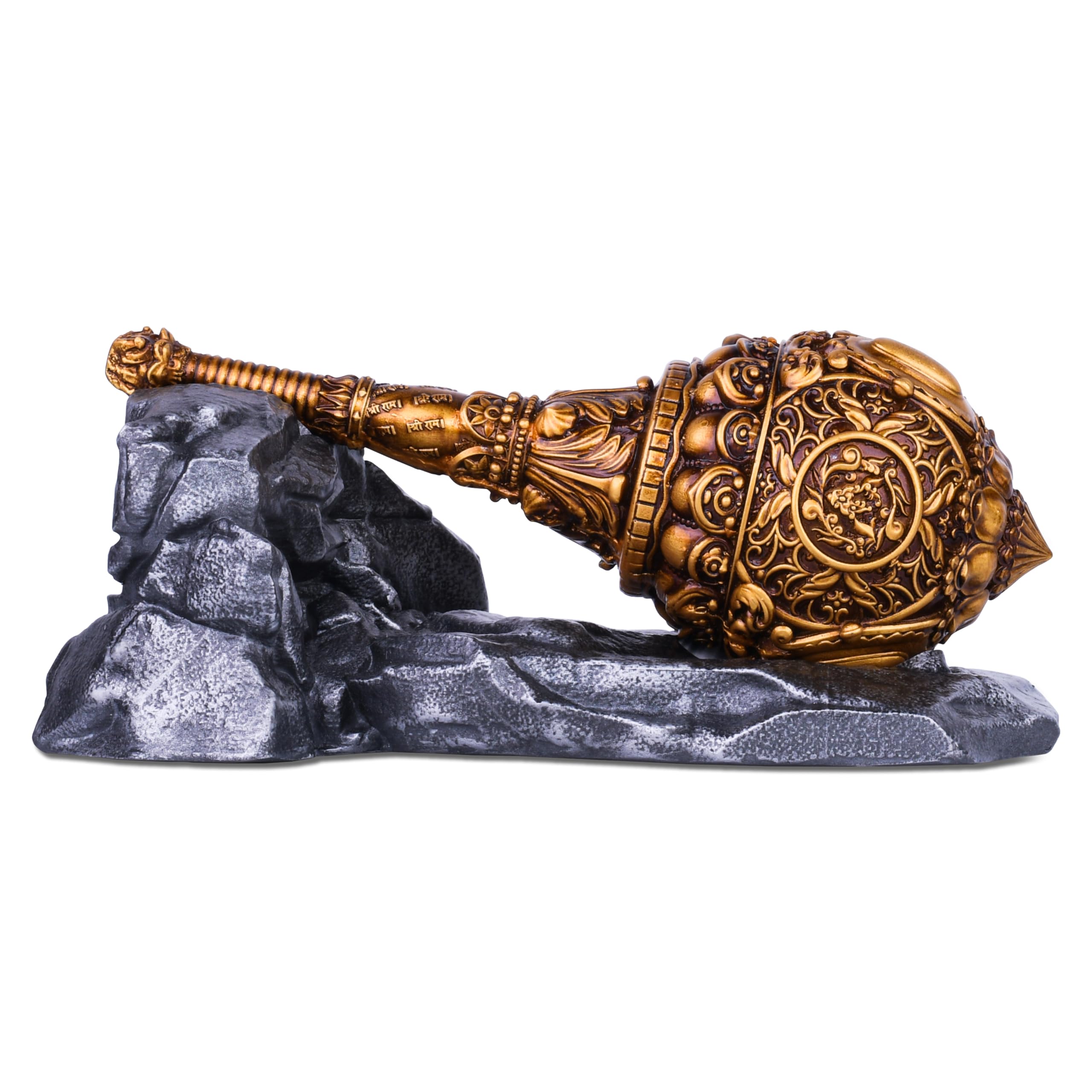 Artarium Hanuman Ji Gada Bajrang Bali Gada Hanuman Sota Decorative Showpiece For Car Dashboard Pooja Room Decoration Home Decor 