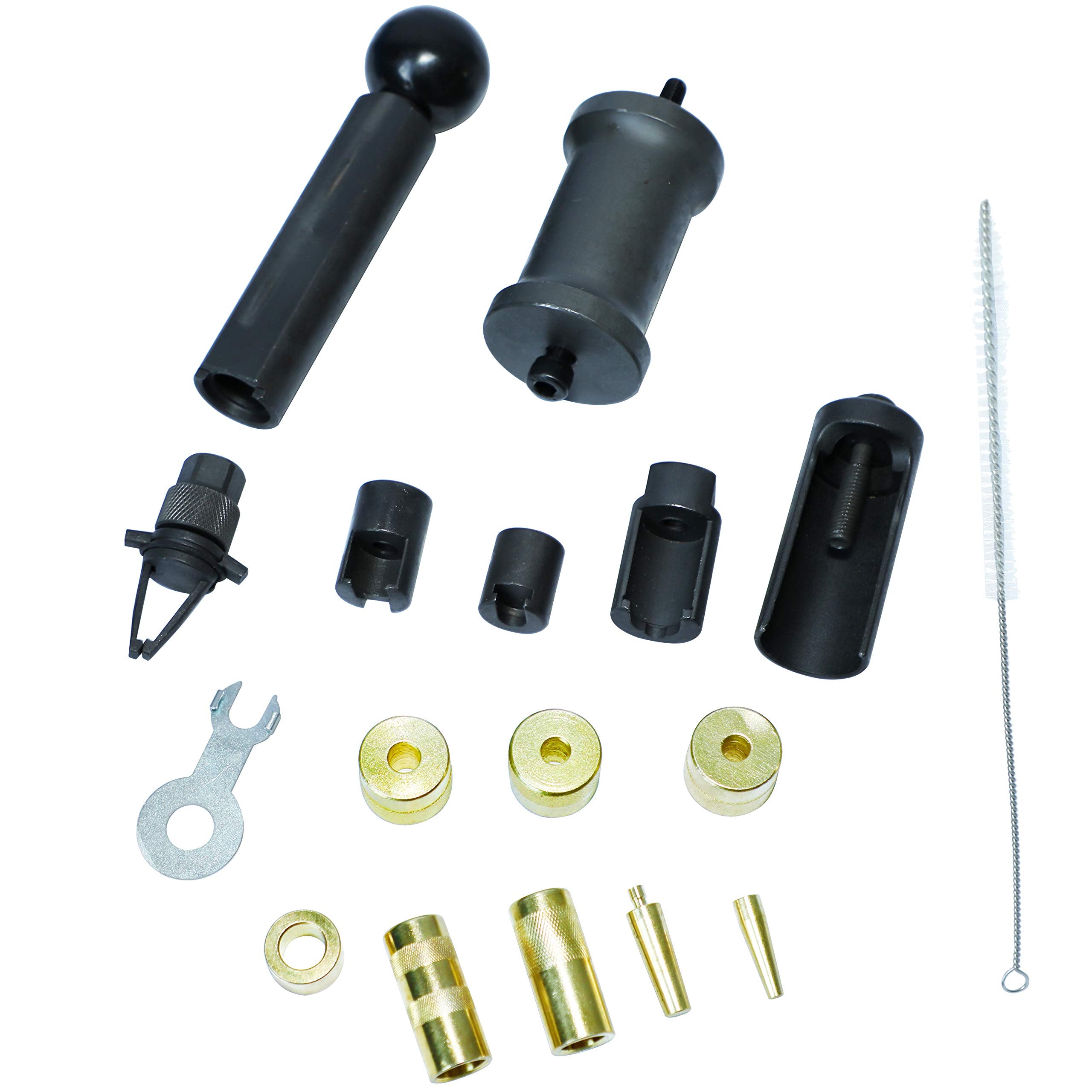 Fuel Injector Puller Removal Set Injector Seal Installer Service Tool Kit Compatible With Audi Vw 1.4 1.6 1.8 2.0 2.7 3.0 3.2 3.