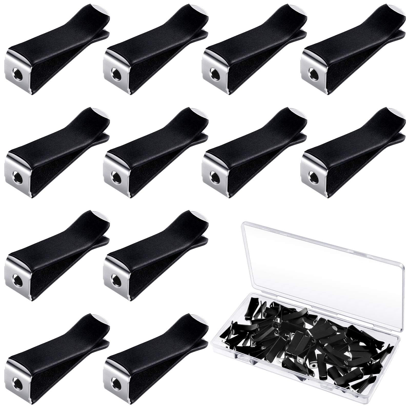 Frienda 60 Pieces Square Head Car Vent Clips Air Freshener Car Outlet Perfume Auto Air Conditioner Clips With 2 Storage Boxes Fo