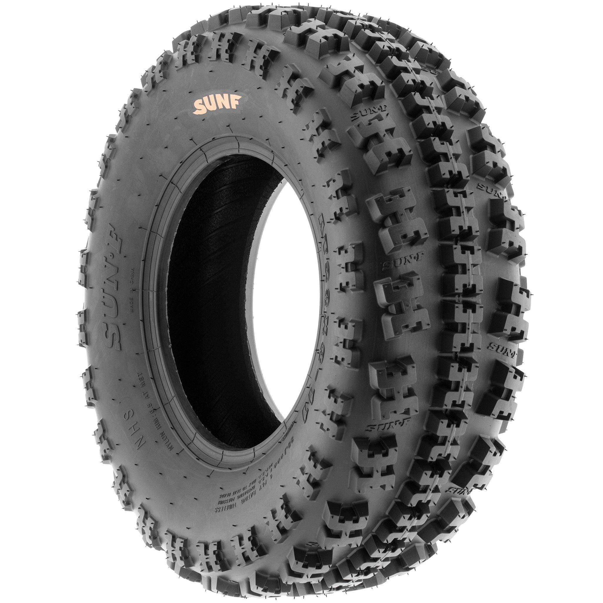 Sunf 20X7-8 Front & 23X11-9 Rear Atv Utv Knobby Sport Tires,6 Pr Tubeless A027, Set Of 4