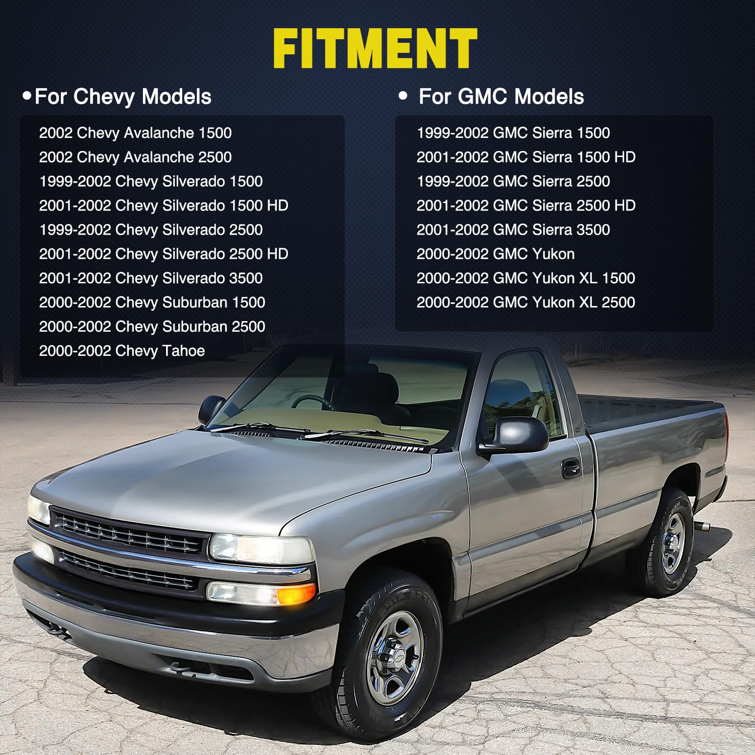 Nilight Headlight Dimmer Switch Compatible With 1999 2000 2001 2002 Suburban Tahoe Gmc Sierra 1500 2500 Chevy Silverado 3500 Wit