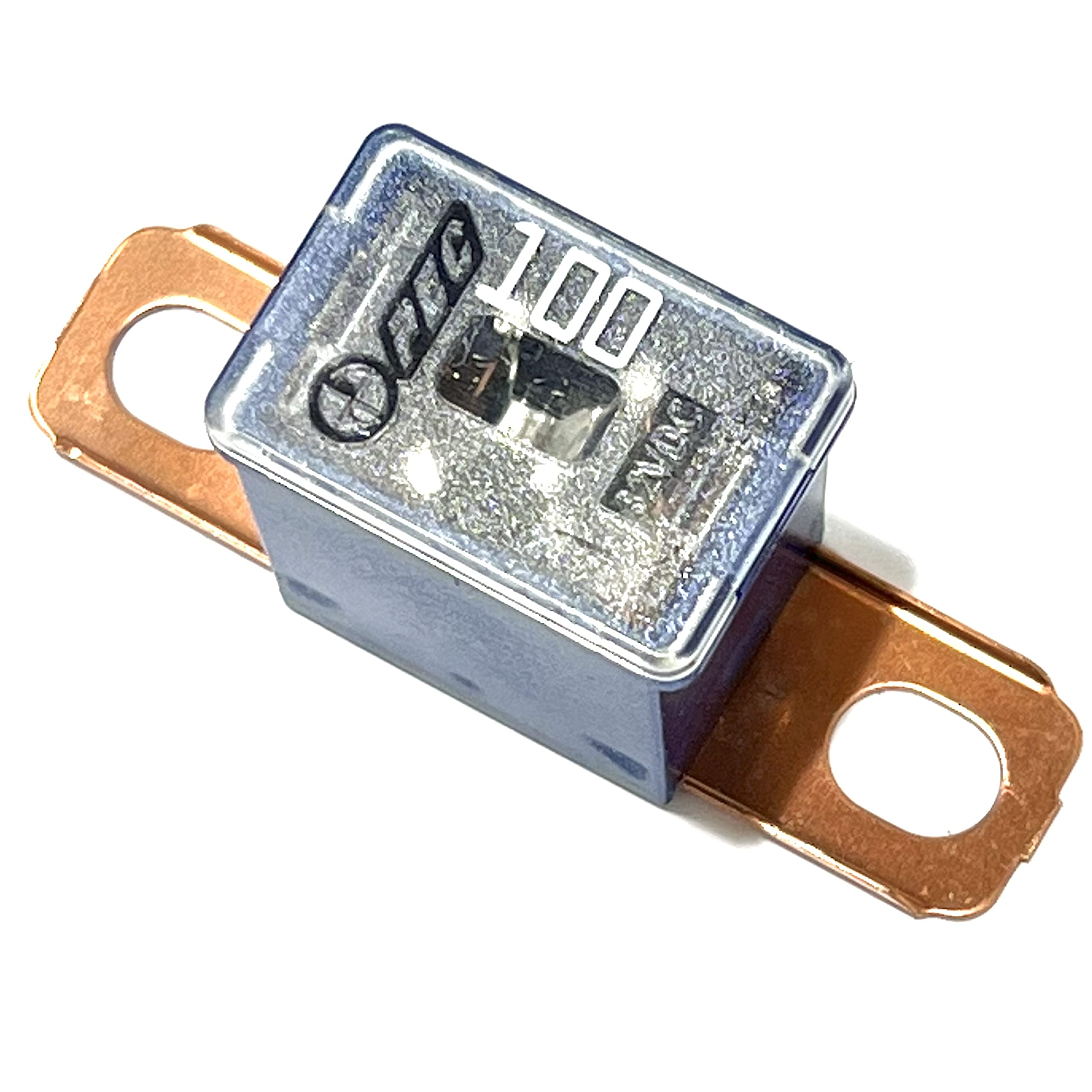 EDS New 927-0100 Blue 100 AMP Fuse Multi Purpose PAL Series 1 32V 13/16 Bent - Replacement for 82211FC100 38218-SM4-003 FLD-100 