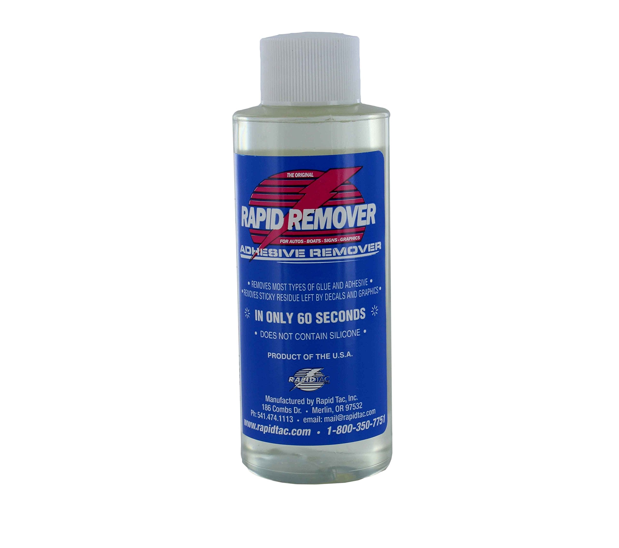 Rapid Remover Adhesive Remover for Vinyl Wraps Graphics Decals Stripes 4oz Sprayer