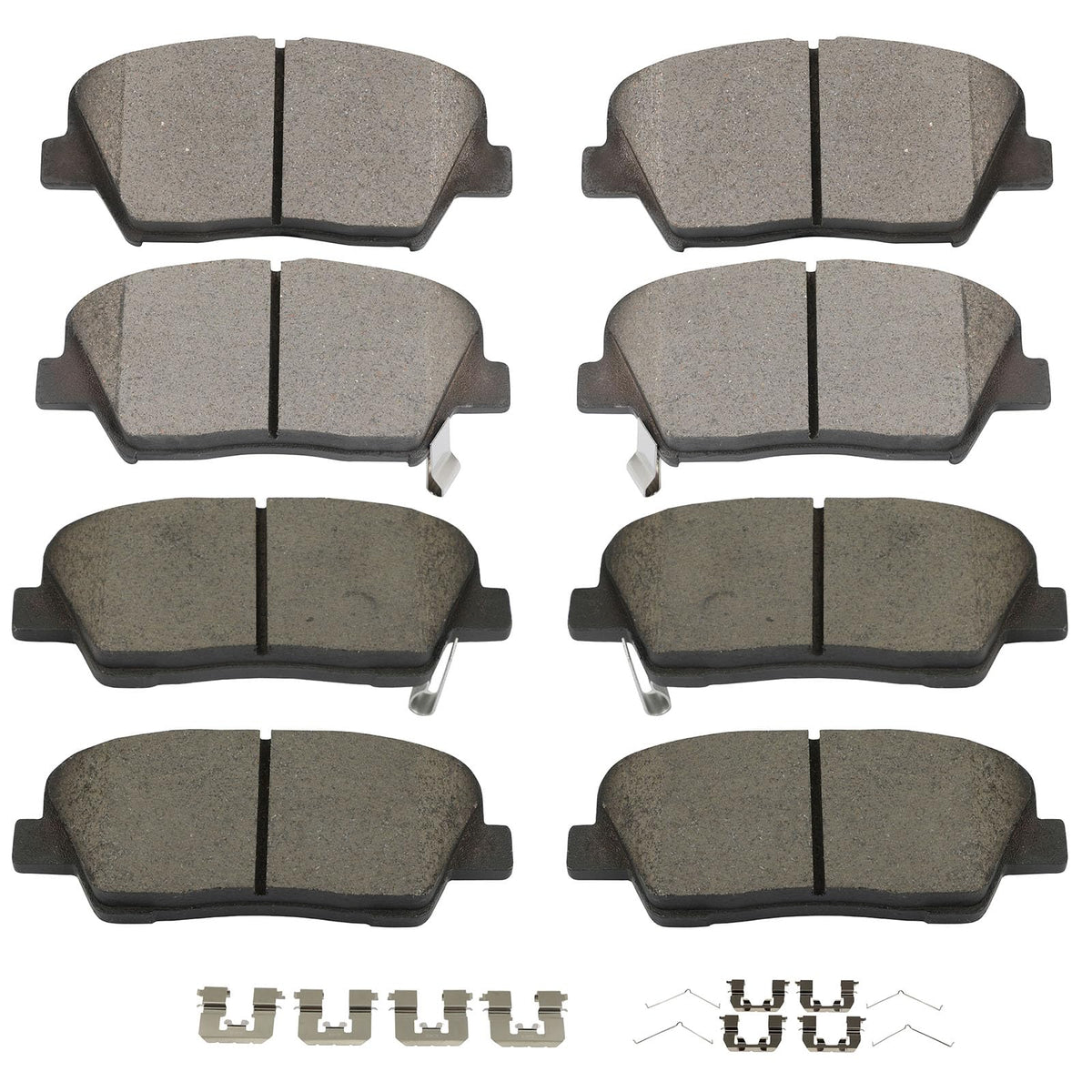 Scitoo D1815 D1816 Ceramic Brake Pads Sets Front & Rear W/Hardware Replacement For Kia For Sorento 2016 2017 2018 2019 2020