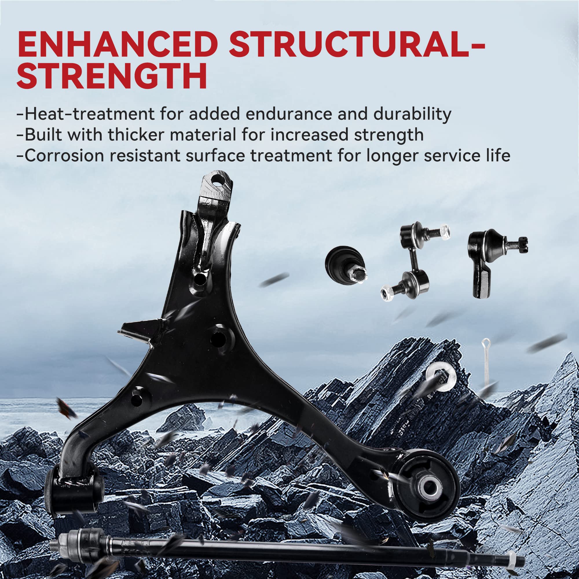 Yitamotor Front Suspension Kit Compatible With Cr-V 2002-2006