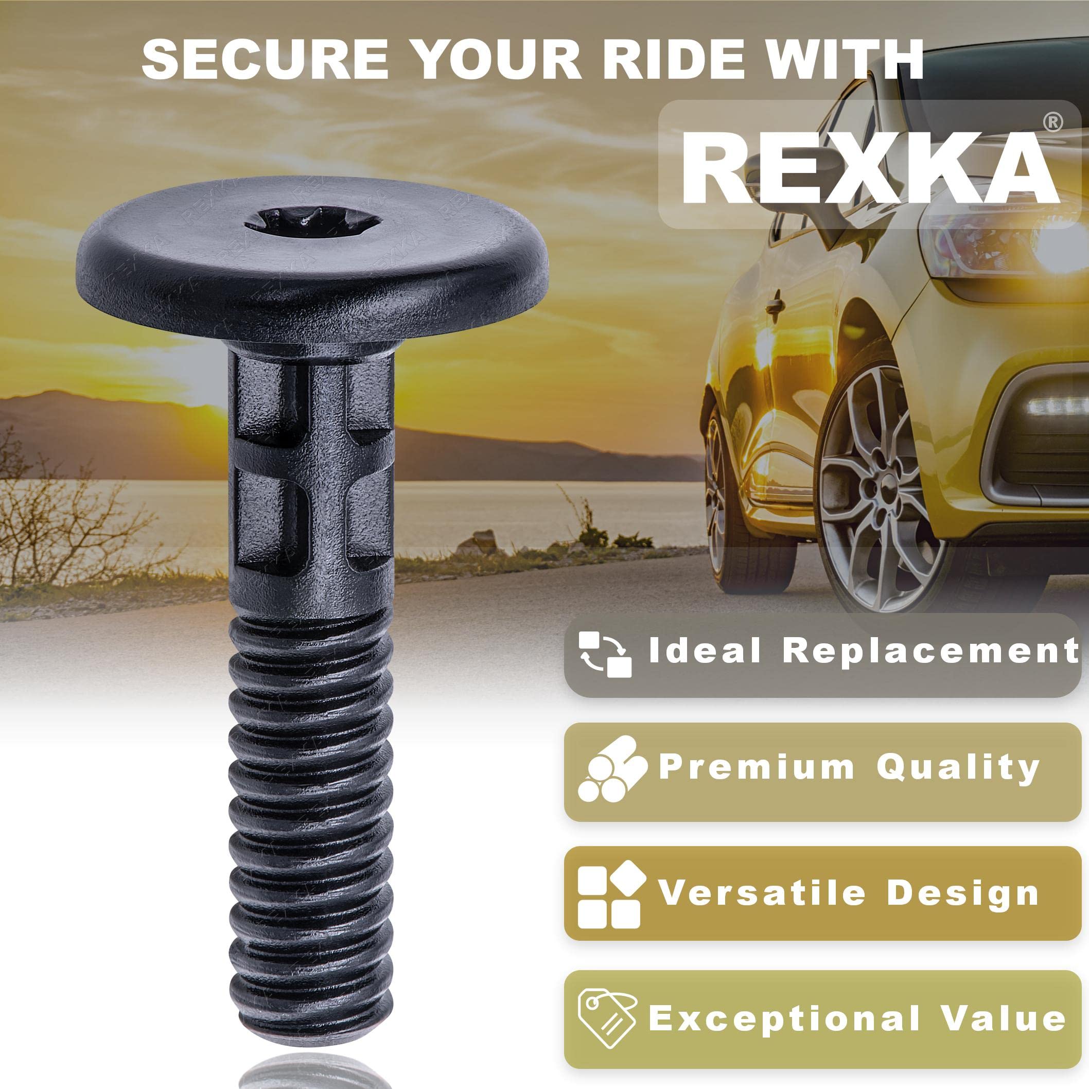 Rexka Rocker Trim Wheelhouse Retainers For Bmw 1 3 6 Series 07147122913 (Pack Of 20)