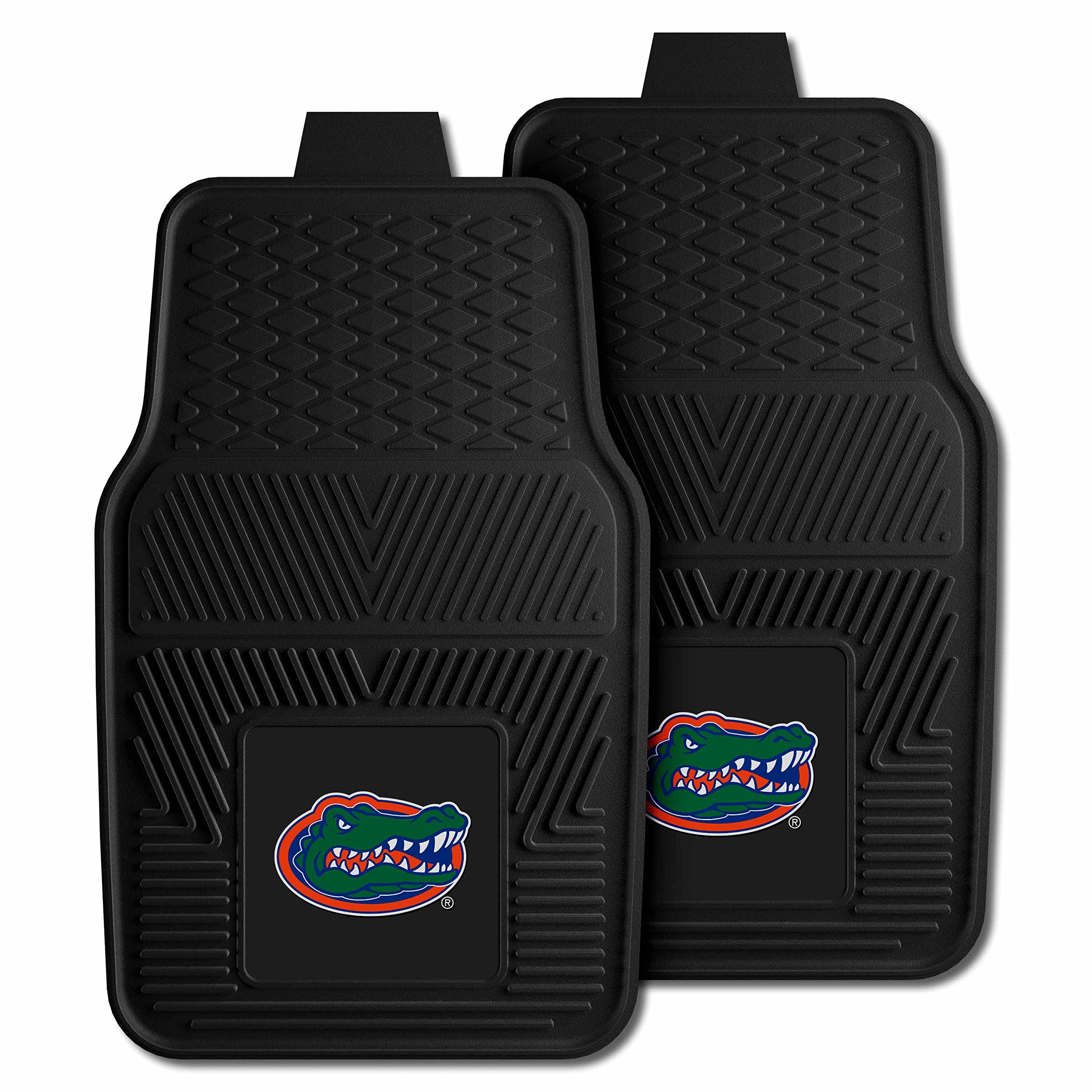 Fanmats University of Florida Gators Set of 4 Car Mats for Cars, SUV, Pickups - All Weather Protection, Deep Reservoir Design, U