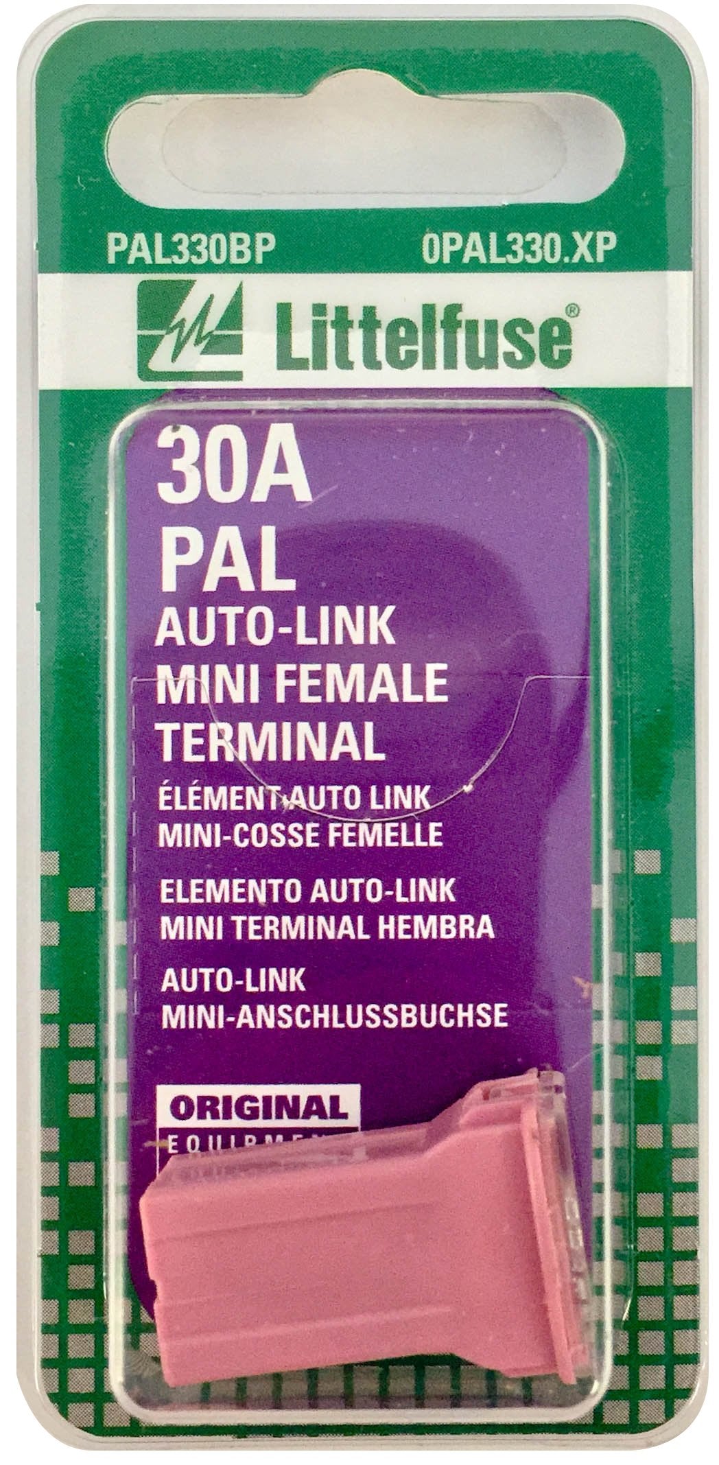 Littelfuse PAL330BP PAL Automotive Type Blade Fuse - Pack of 1