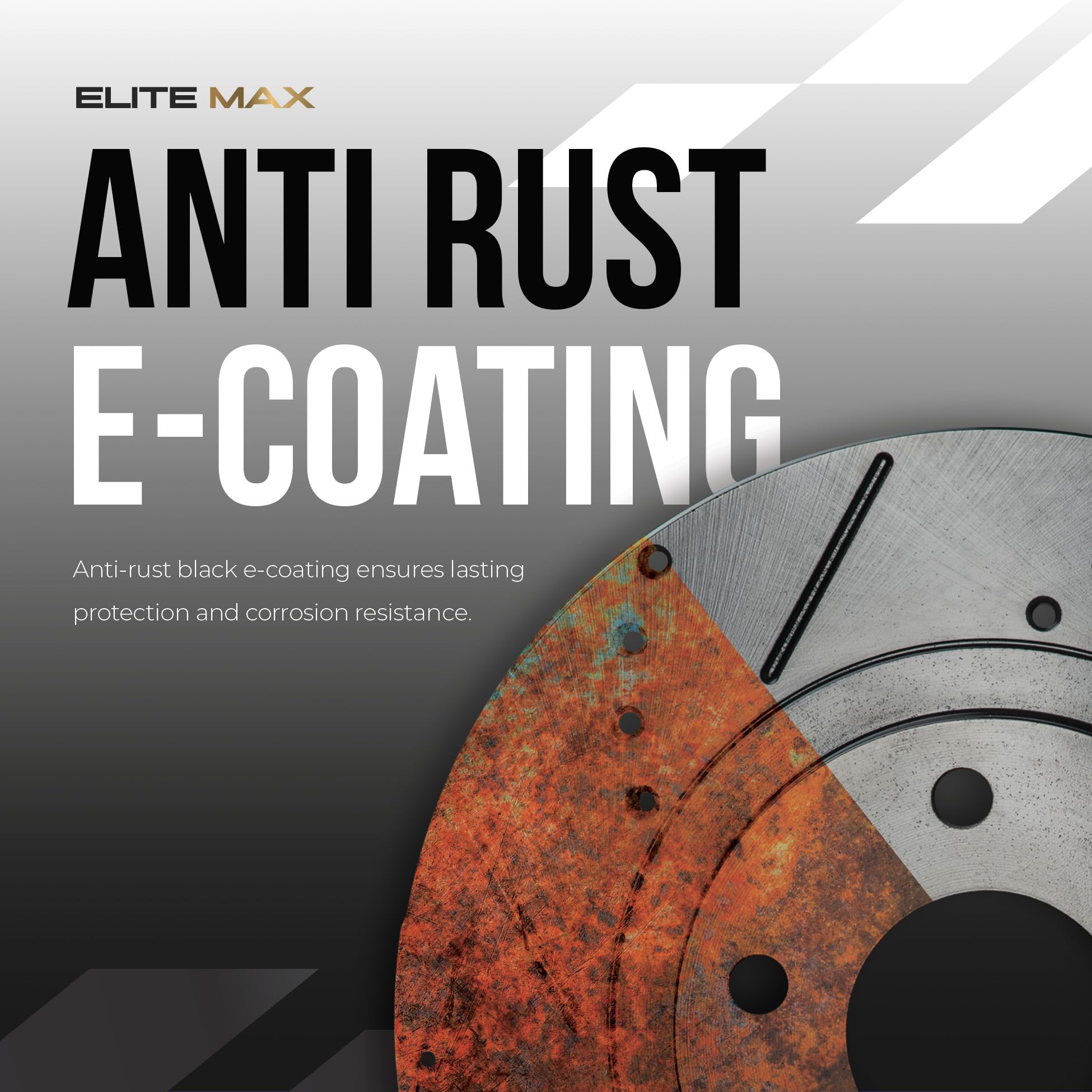 Max Advanced Brakes Front Brake Rotors Compatible With 2014 2015 2016 2017 2018-2023 Mazda 3/3 Sport Cx-3 Manual Parking Brake 2