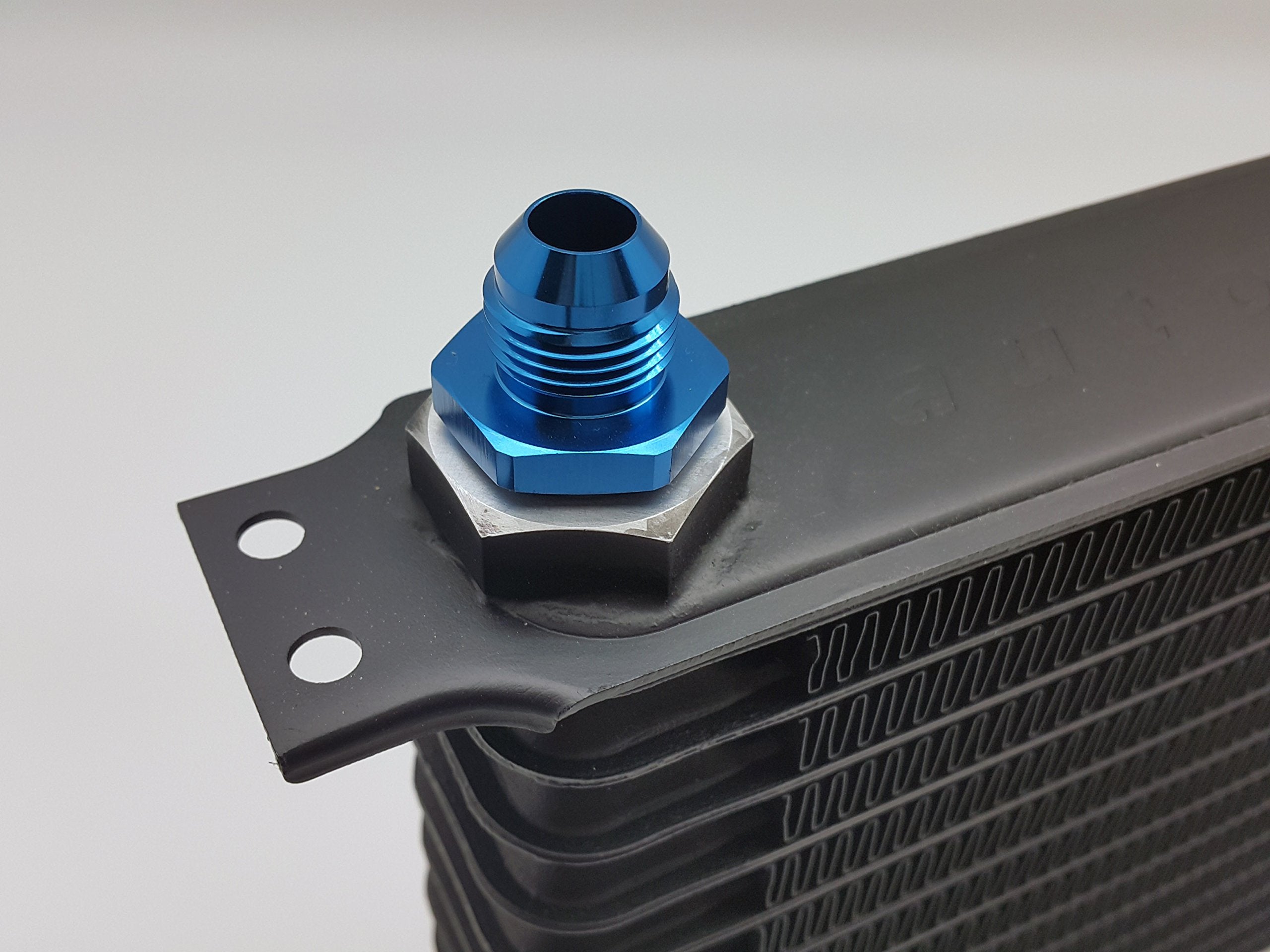 Autobahn88 Universal Oil/Automatic Transmission Fluid ATF Cooler, 7-Row, Compact Core Size 11.8x3.74x2'' (300x95x50mm), M22 Port