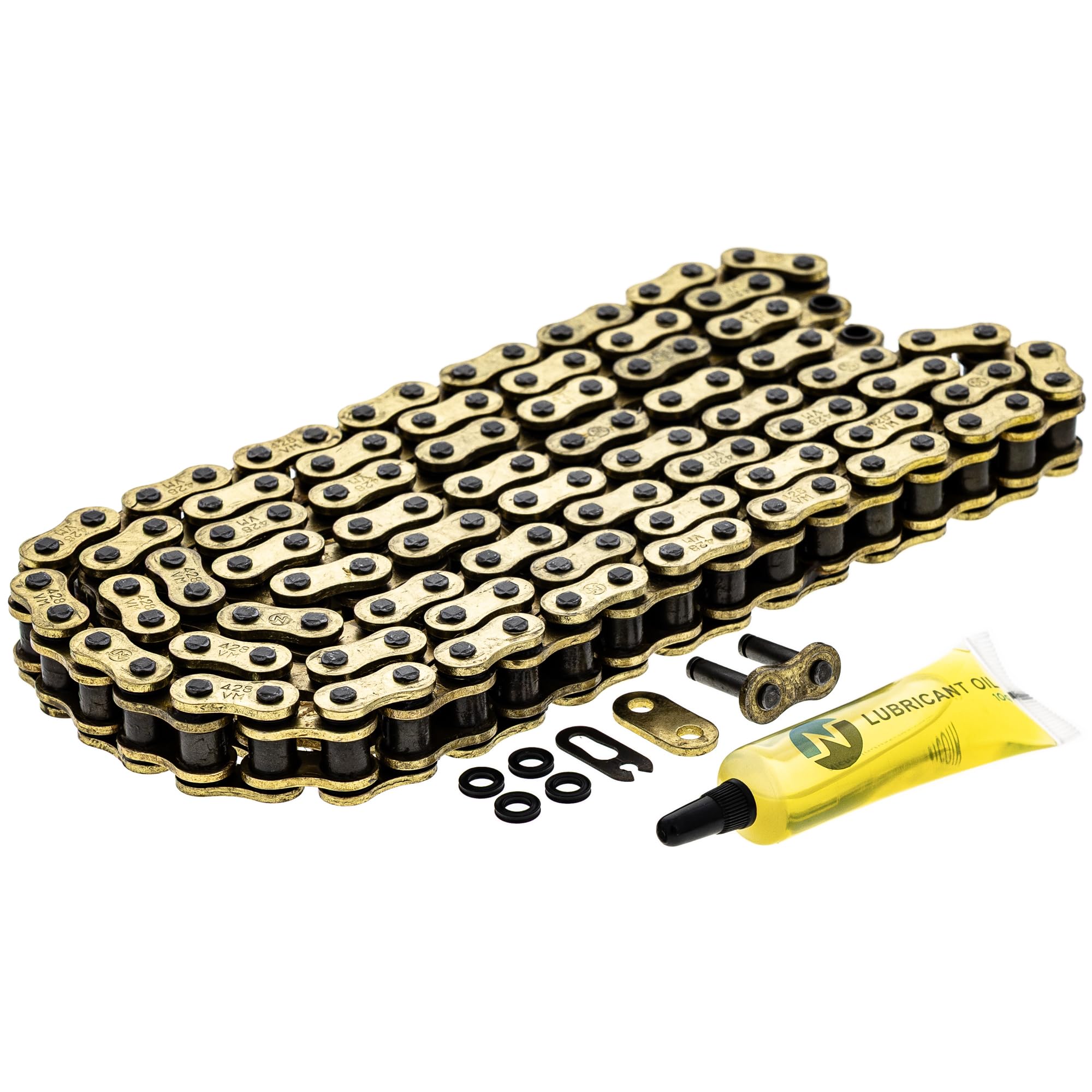 Niche Gold 428 X-Ring Chain 126 Links With Connecting Master Link