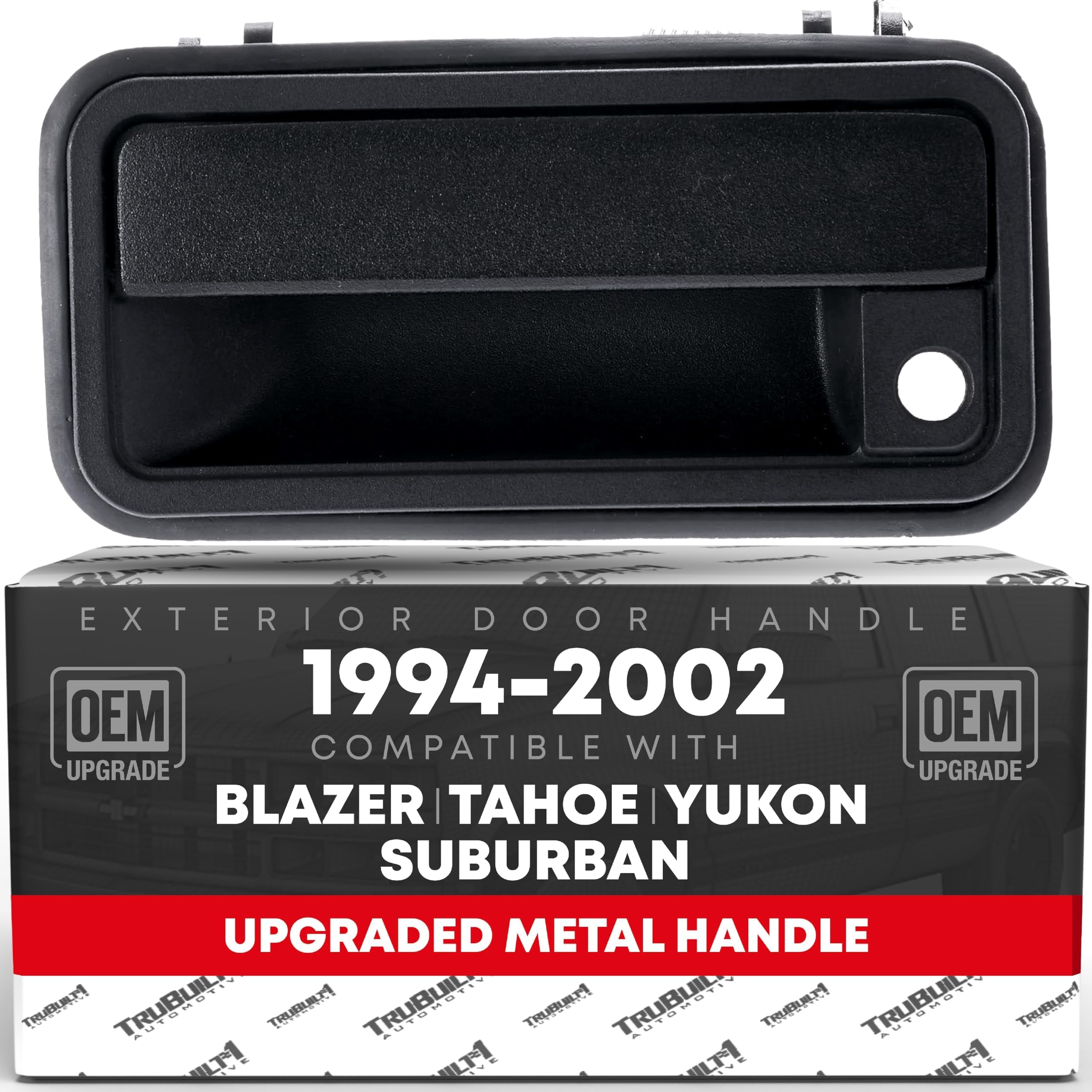 Exterior Front Driver Door Handle, Upgraded Metal - Compatible With 1994-2002 Chevrolet Gmc C/K 1500 2500 3500, Blazer, Tahoe, Y
