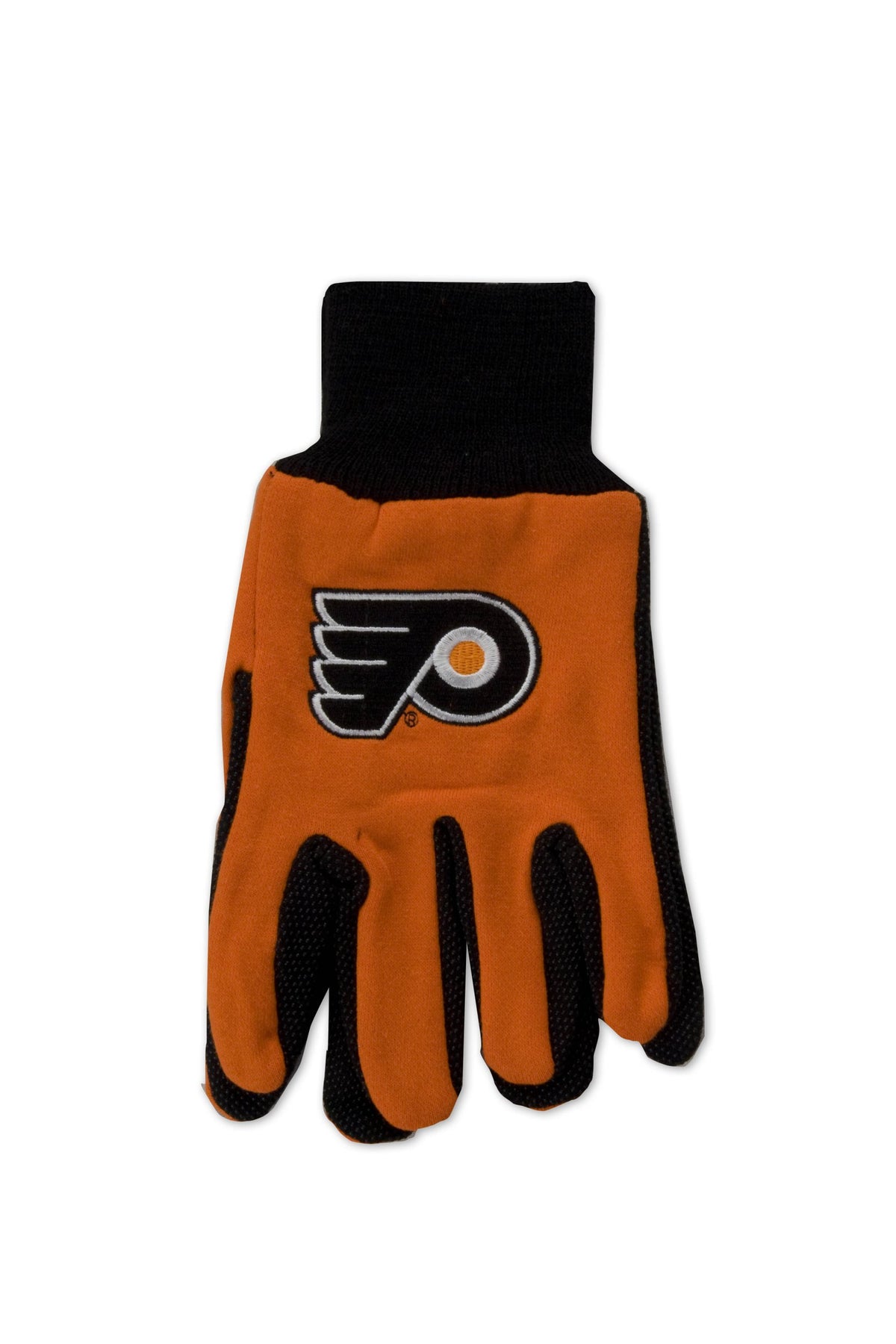 WinCraft Mens Two-tone Work-gloves, Philadelphia Flyers, Small US