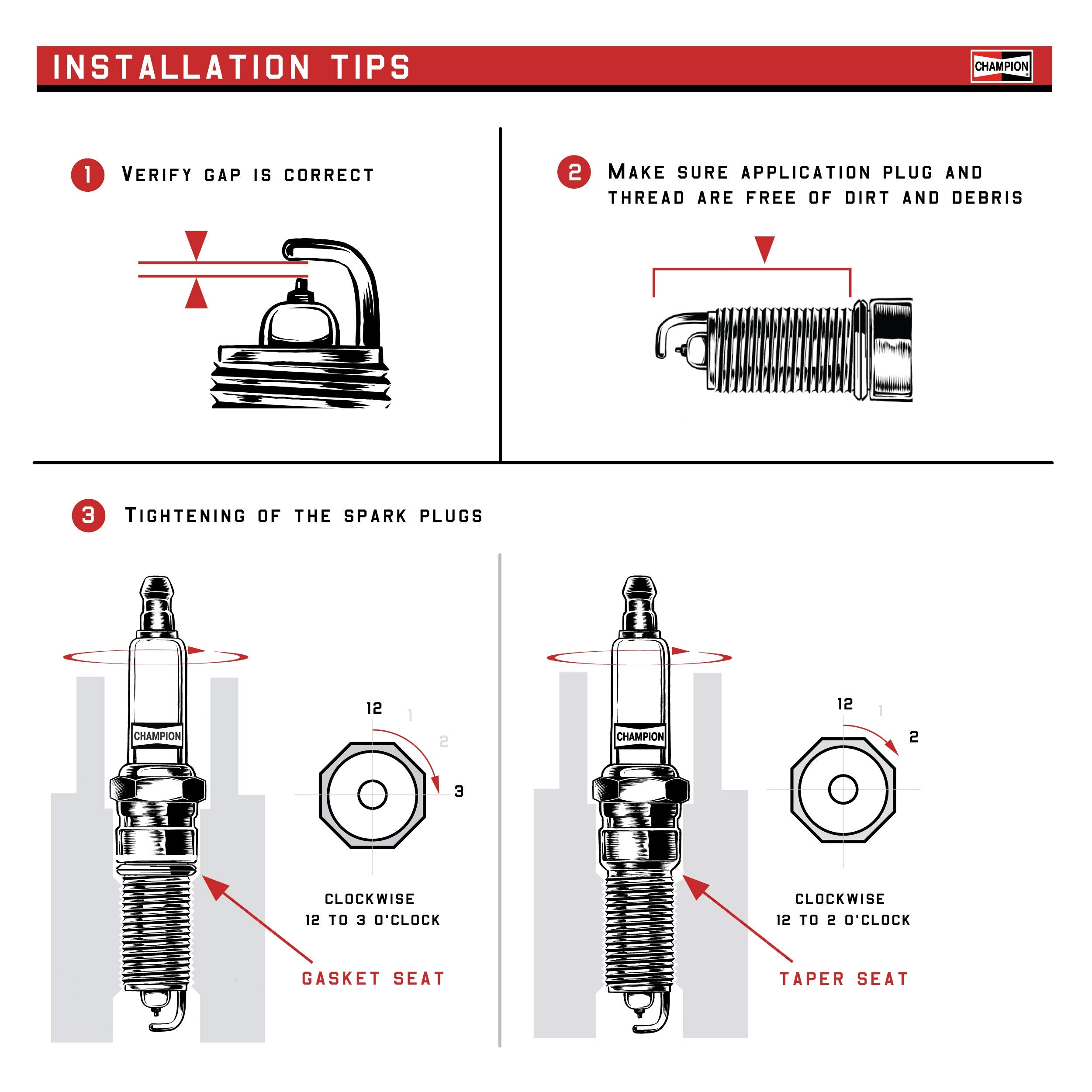 Champion Copper Plus Spark Plug H10C