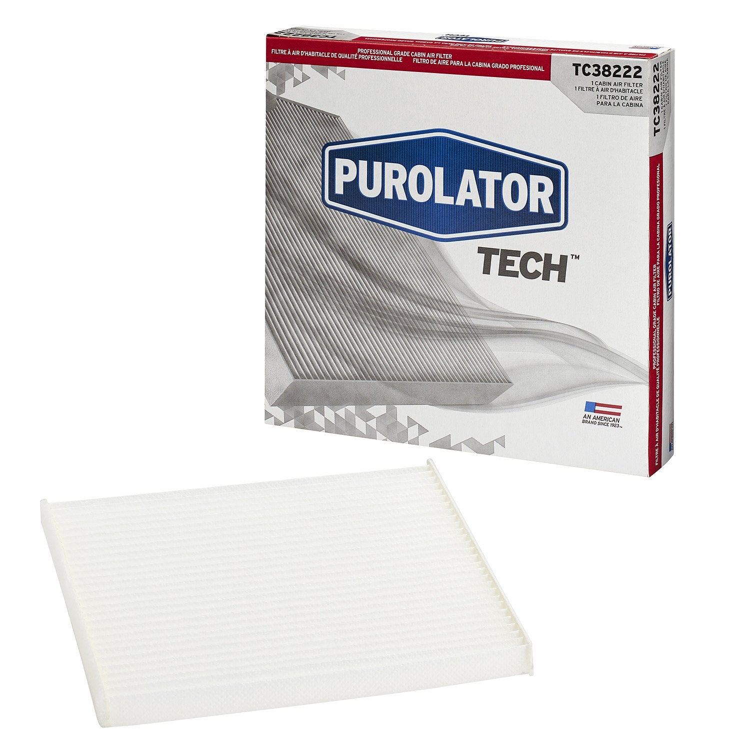 Purolator TC38222 PurolatorTECH Cabin Air Filter Compatible With 2001-2007 Toyota Highlander, 1999-2003 Lexus RX300 and 2001-200