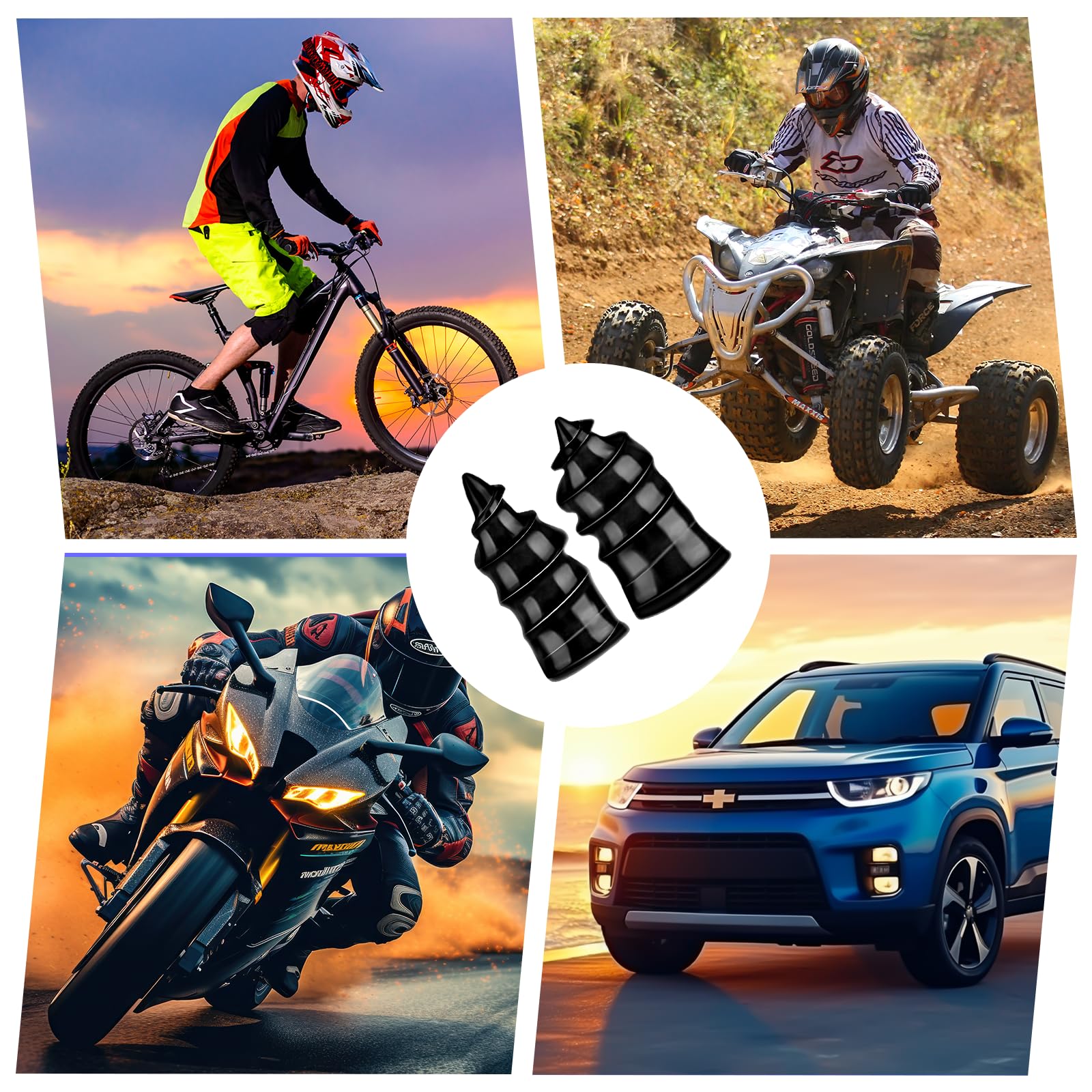 NACHLYNN 100 Pcs Tire Repair Nails Rubber Screw Tool Self-Service Tire Repair Nail Self-Tapping Screw for Car Motorcycle Truck