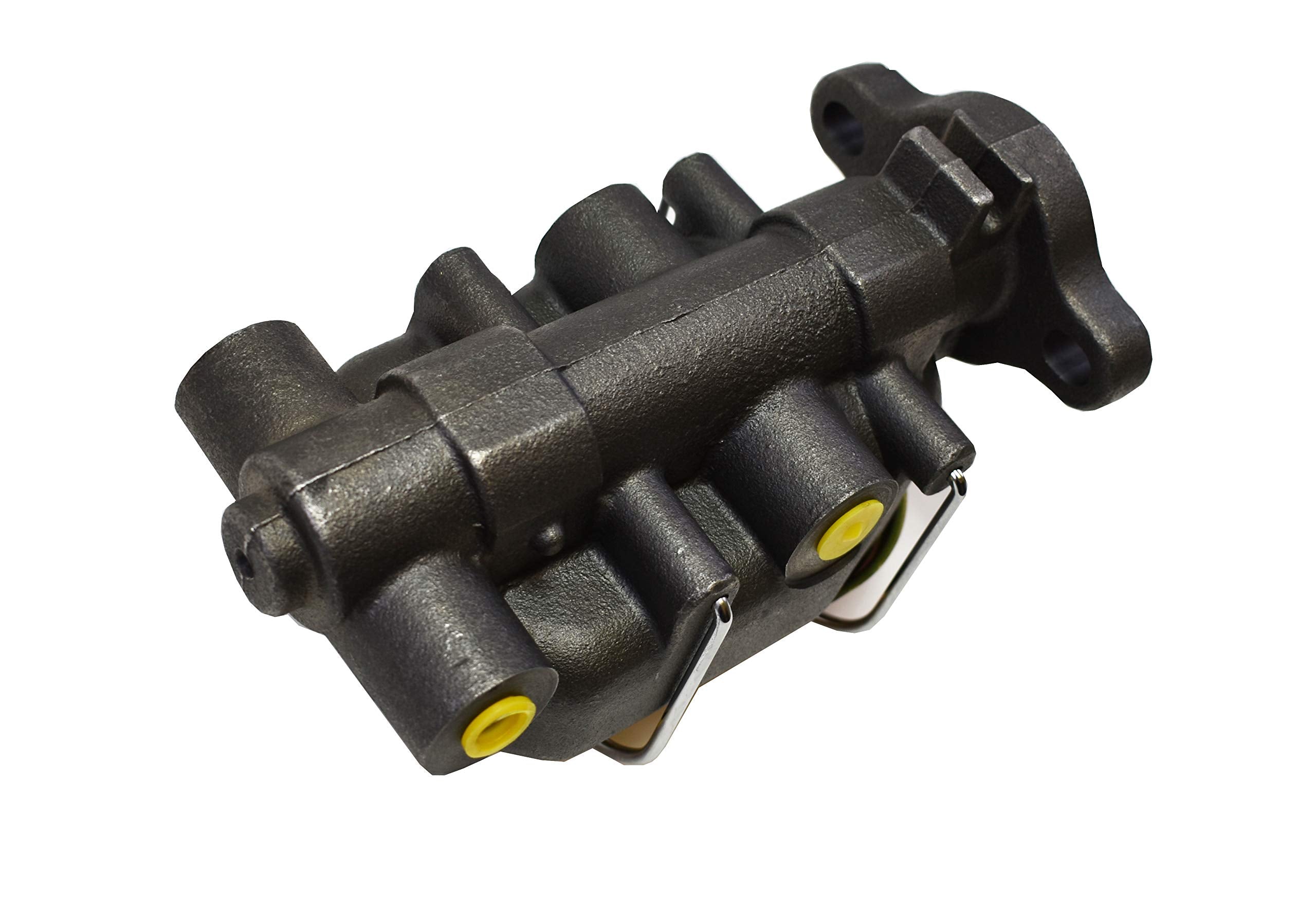A-Team Performance - 4-Port Cast Iron Corvette Style Master Cylinder Disc/Drum Disc/Disc 9/16' And 1/2' Ports - Compatible With Gm Chevy Chevrolet