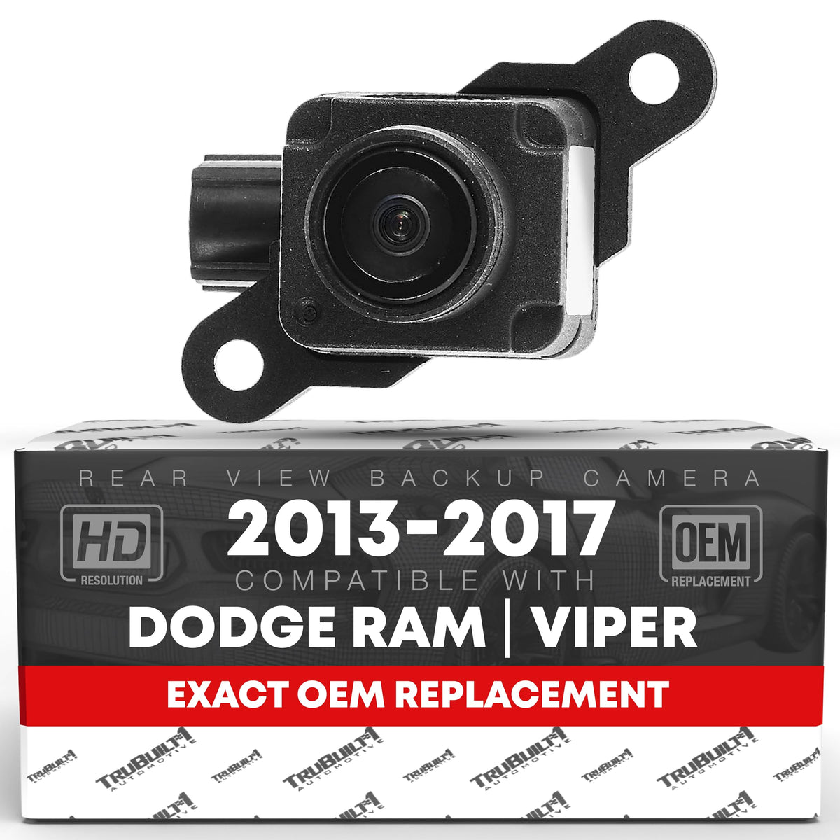 Rear View Backup Camera - Compatible With 2013-2015 Dodge Viper, Ram 1500/2500/3500/4500/5500, 2015 Chrysler 200 - Reverse Park 