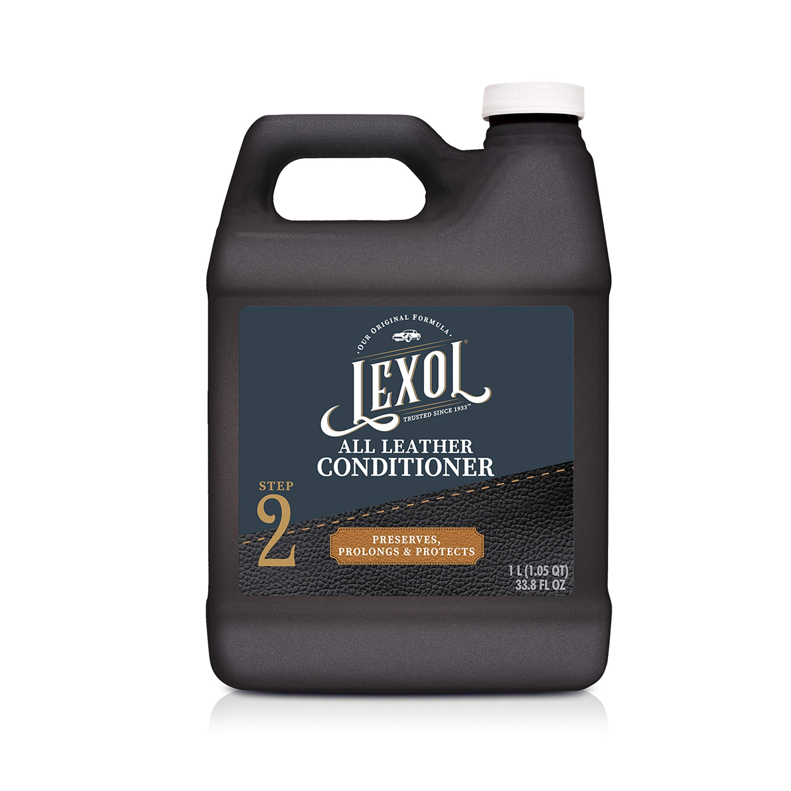 Lexol All Leather Conditioner that Preserves, Prolongs and Protects, 1-Liter, Black