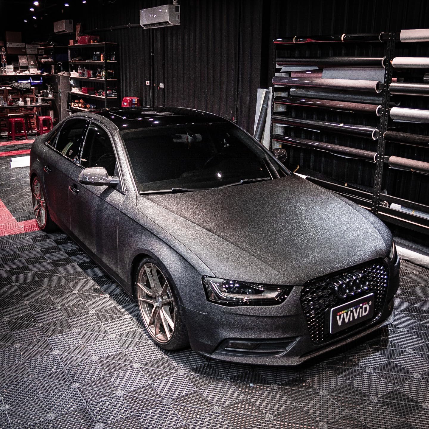 Black Indestructible Paint Wrap Vinyl Roll (3Ft X 5Ft)