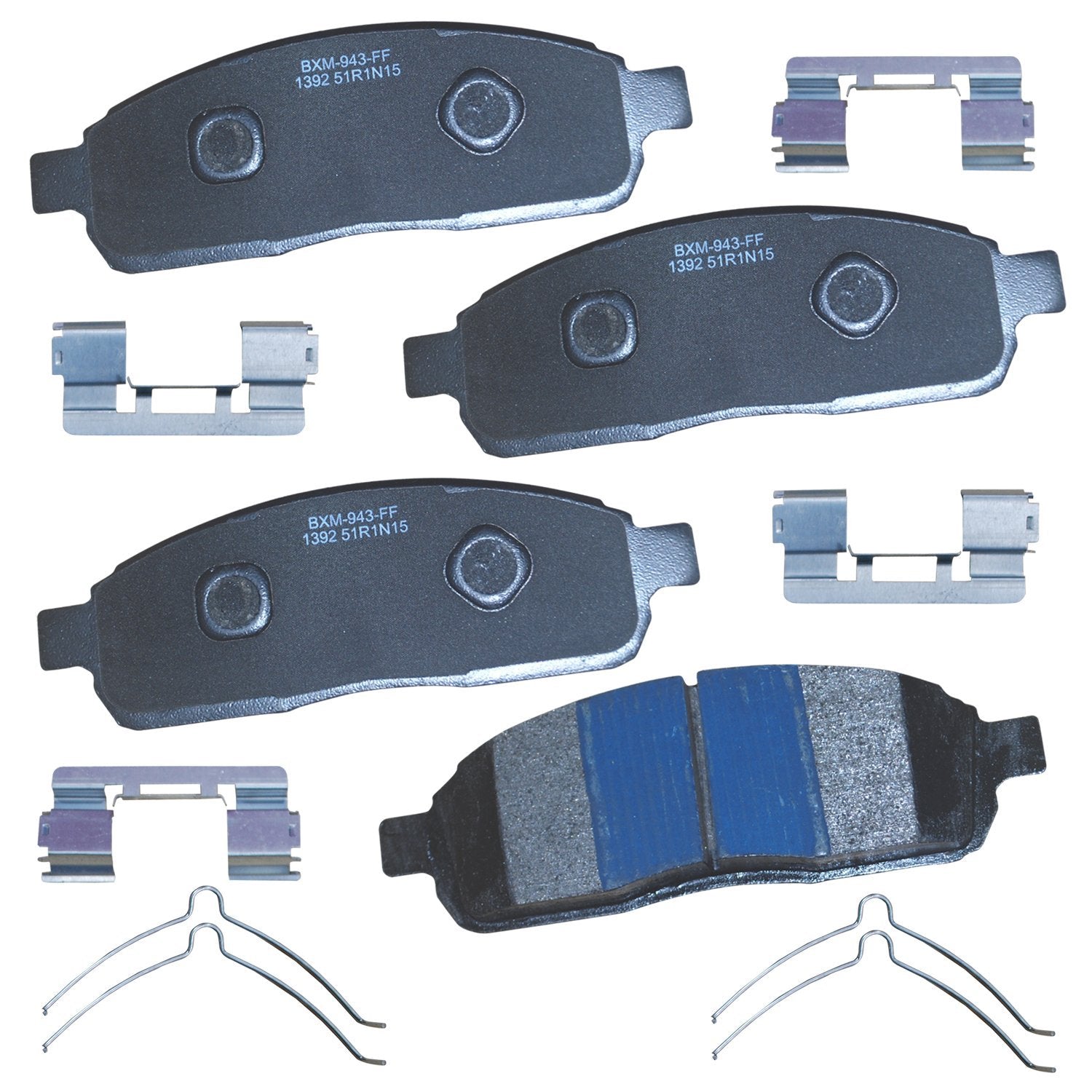 Bendix Premium Sbm1392 Semi-Metallic Front Brake Pads For Lincoln Mark Lt 2008-2006