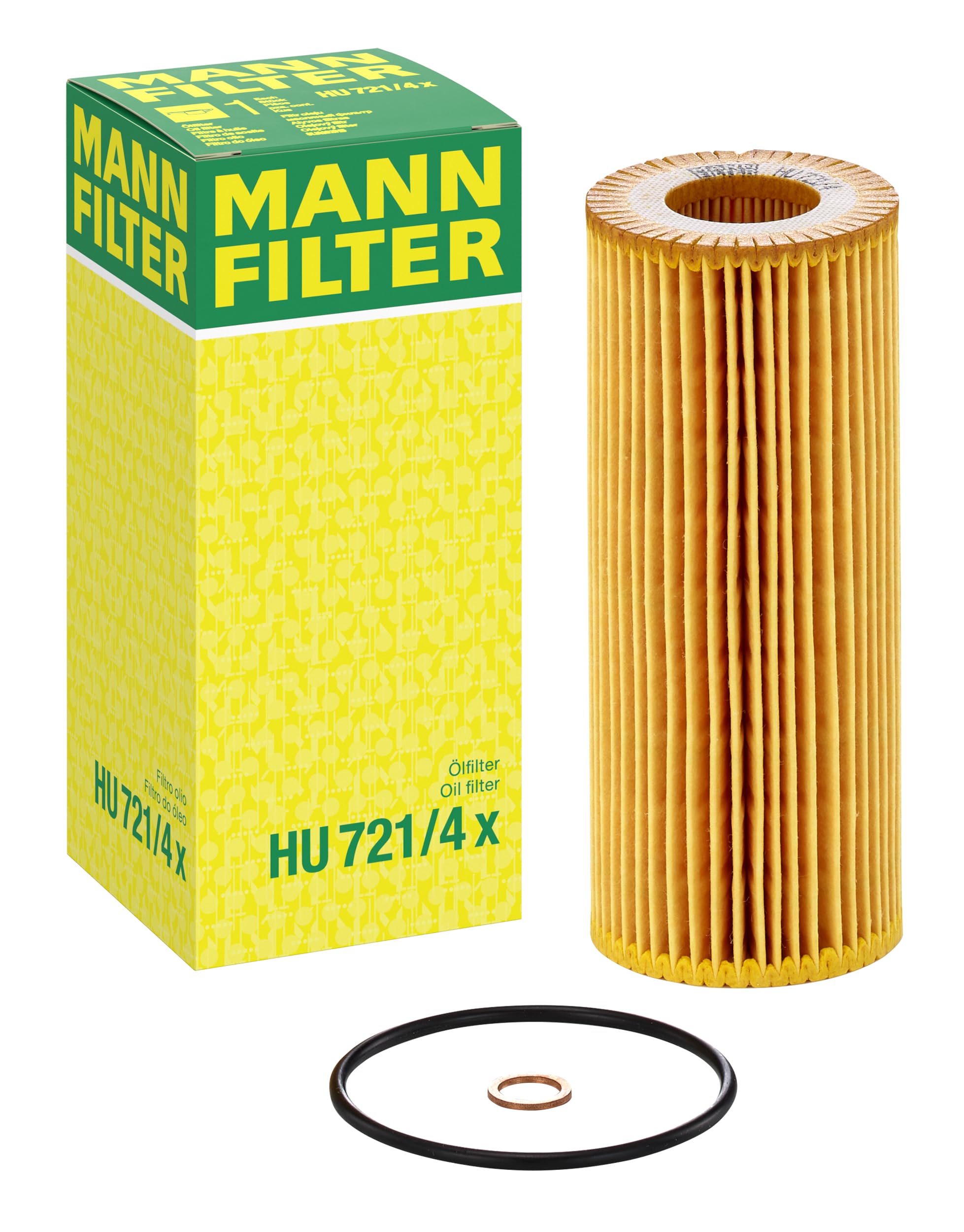 Mann-Filter Hu 721/4 X Oil Filter - Cartridge