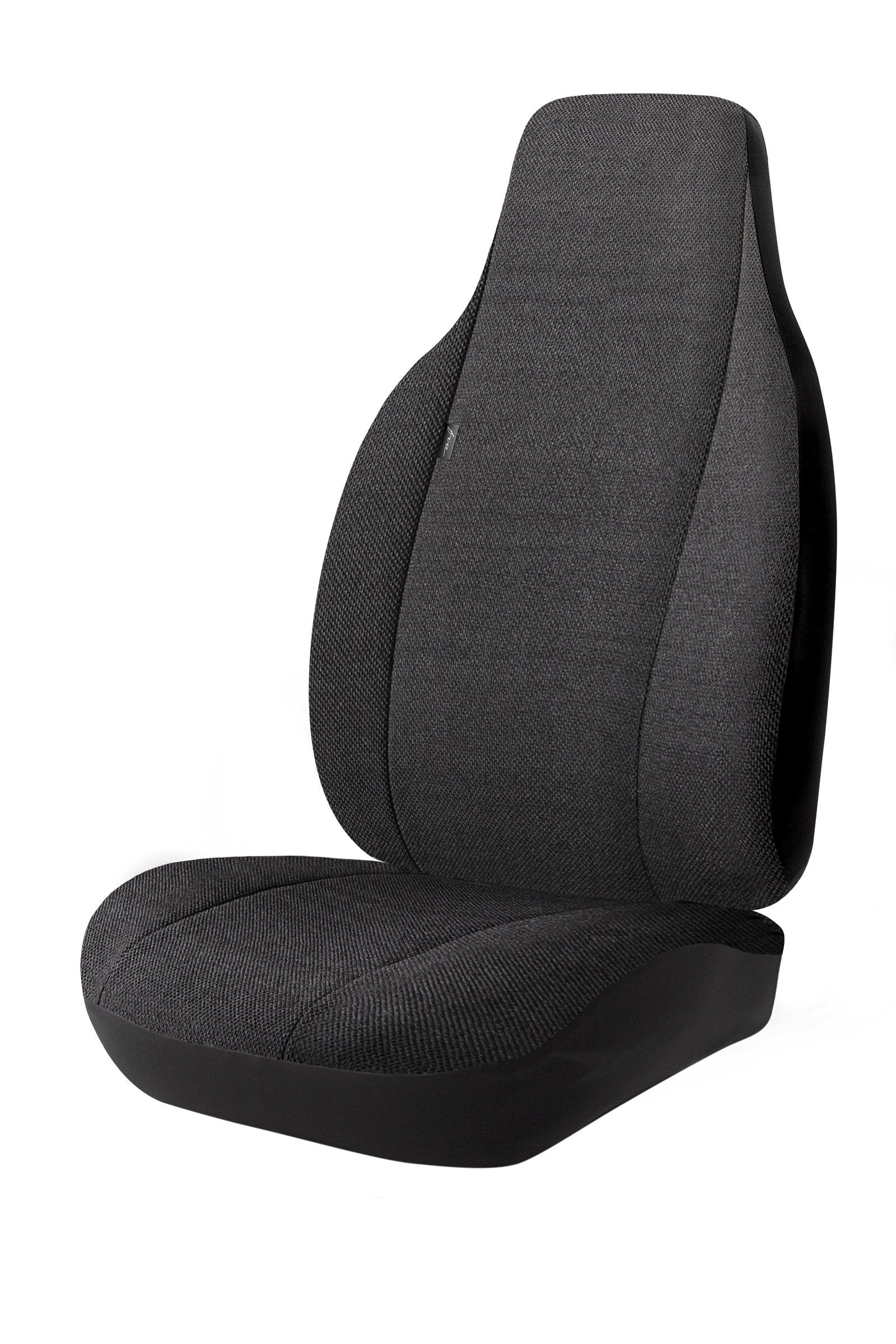Fia TRS42-36 BLACK TRS40 Solid Wrangler Solid Black Seat Cover (Rear Split Cushion 60/40/Saddle Blanket)