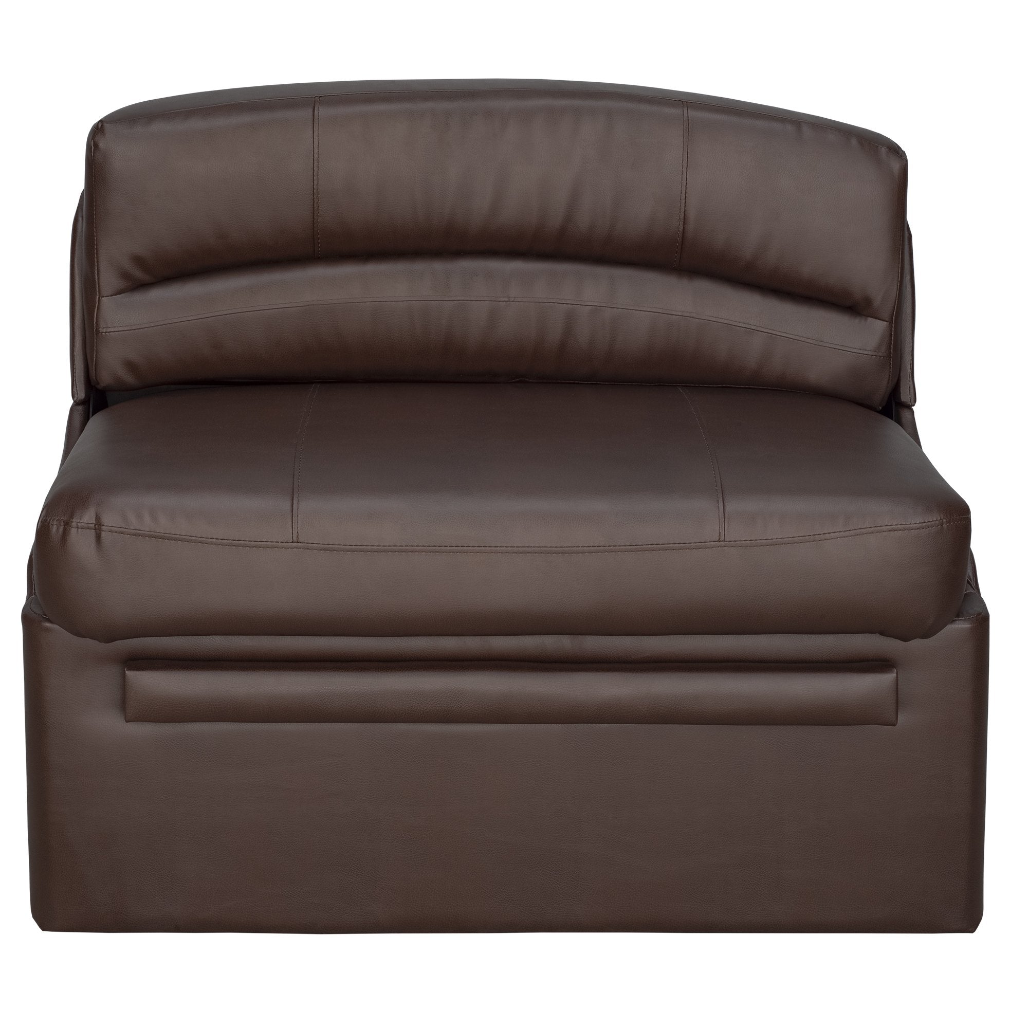 Recpro Charles 38 Rv Dinette Booth With Storage | Converts To Bed | Rv Dining Room (Mahogany, 1)