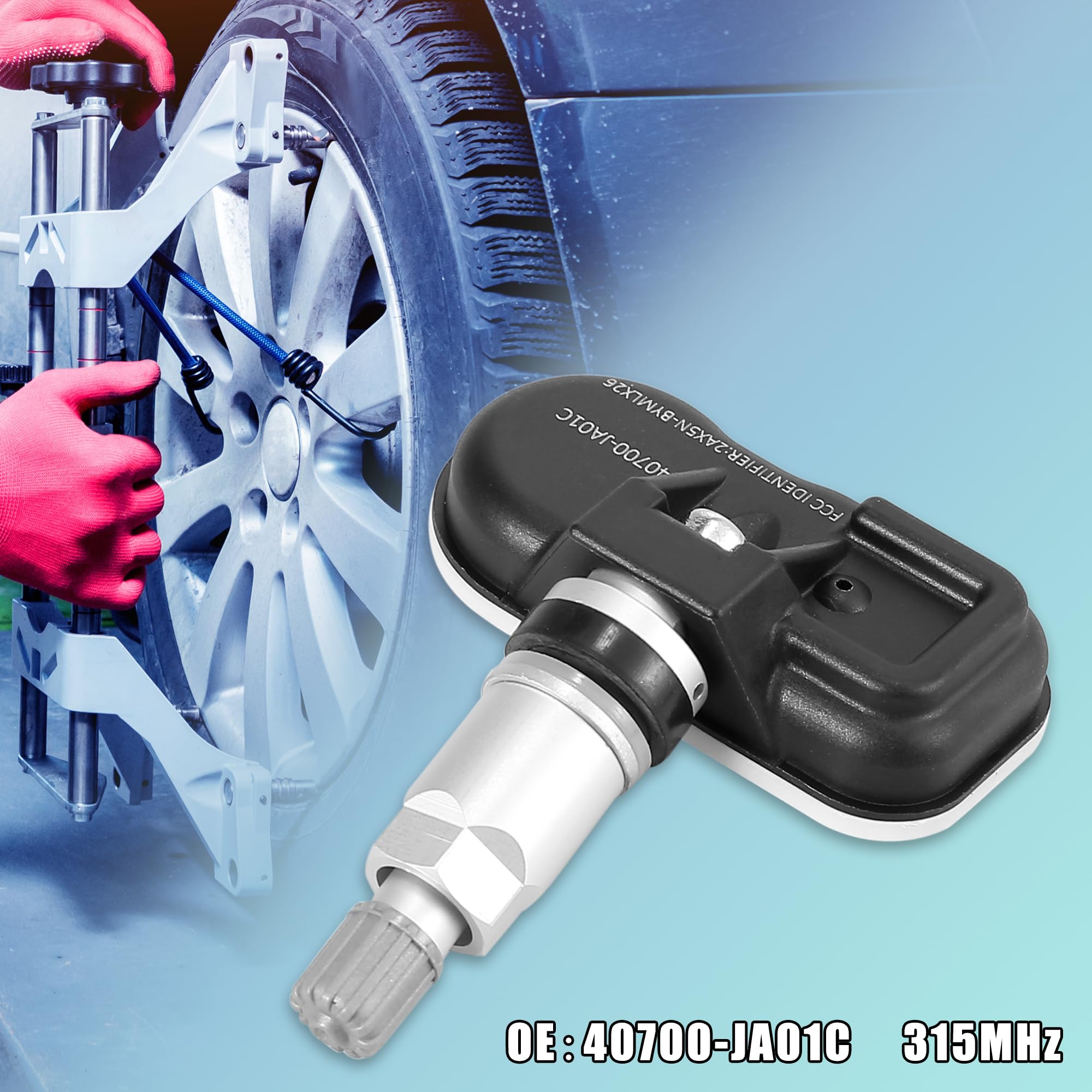 X AUTOHAUX 40700-JA01C Tire Pressure Monitoring System Sensor TPMS Sensor 315MHz for Nissan Pathfinder Sentra Versa Xterra