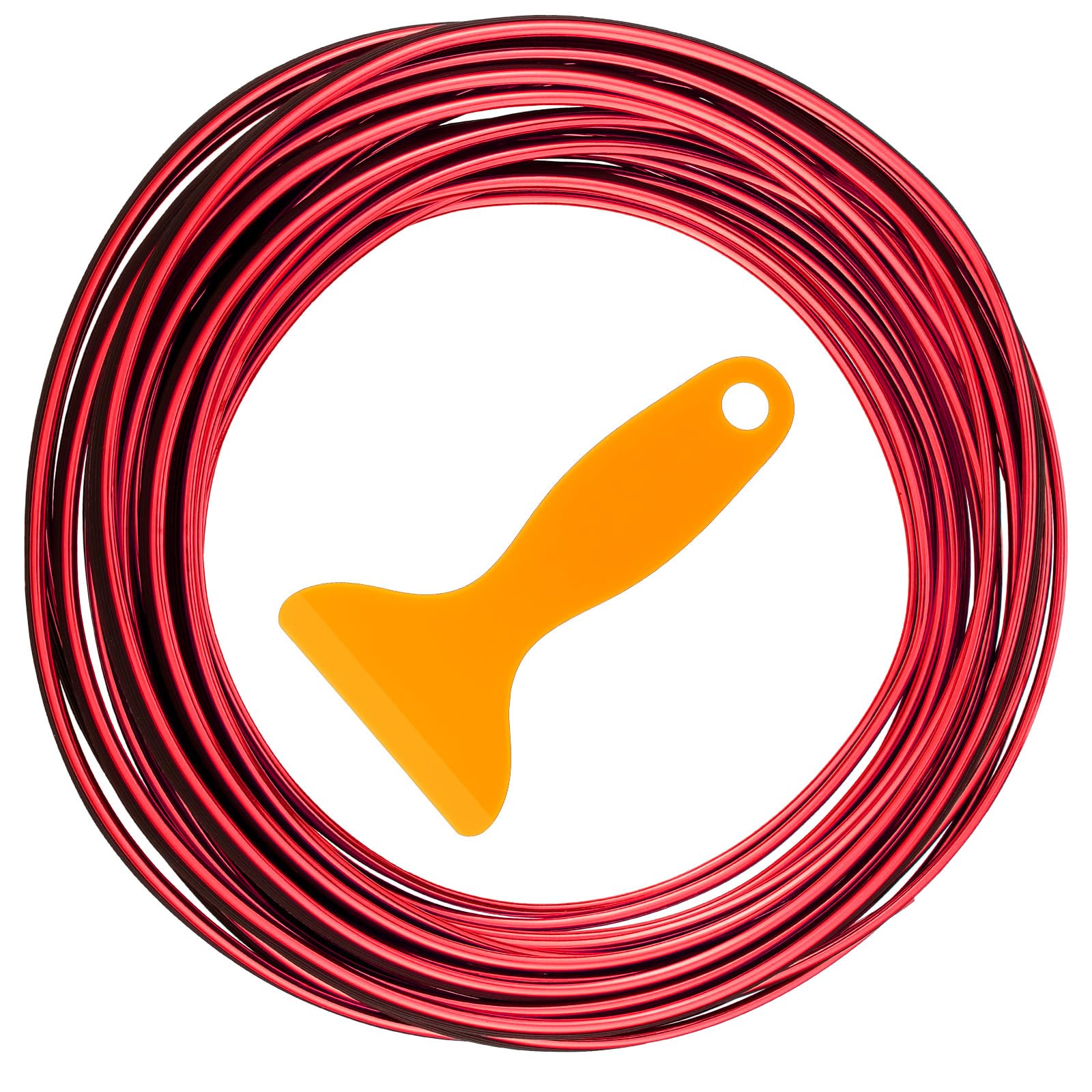 Car Interior Moulding Trim Strips 32 Feet Universal Car Decoration Pinstriping Filler Insert Strips Styling Dashboard Decorative Diy Flexible Strip Garnish Accessory With Installing Tool (Red)