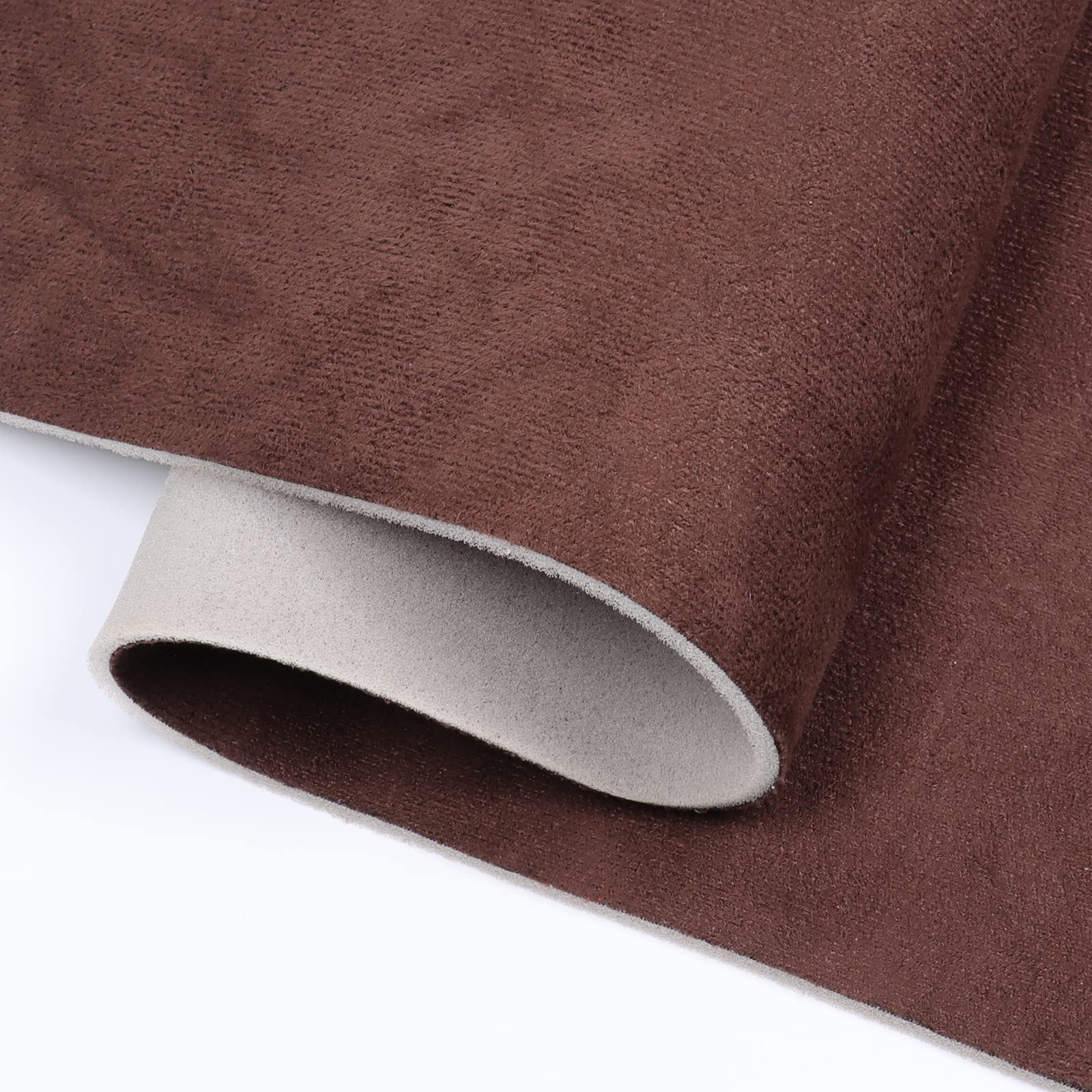 Suede Headliner Fabric with Foam Backing Material 60'' W  120'' L Car Micro-Suede Roof Headliner Fabric for Automotive RV Boat H