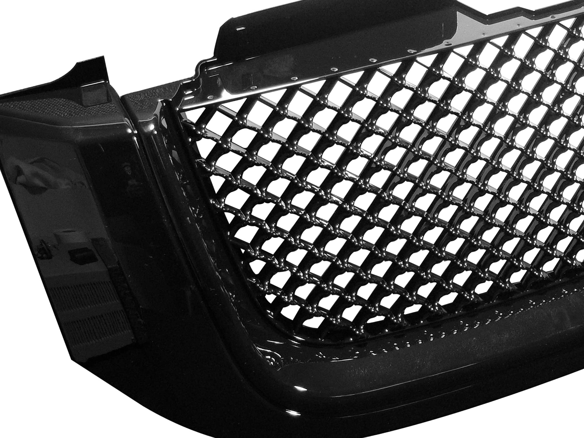 Armordillo 2002-2009 Gmc Envoy Xl Mesh Grille Gloss Black