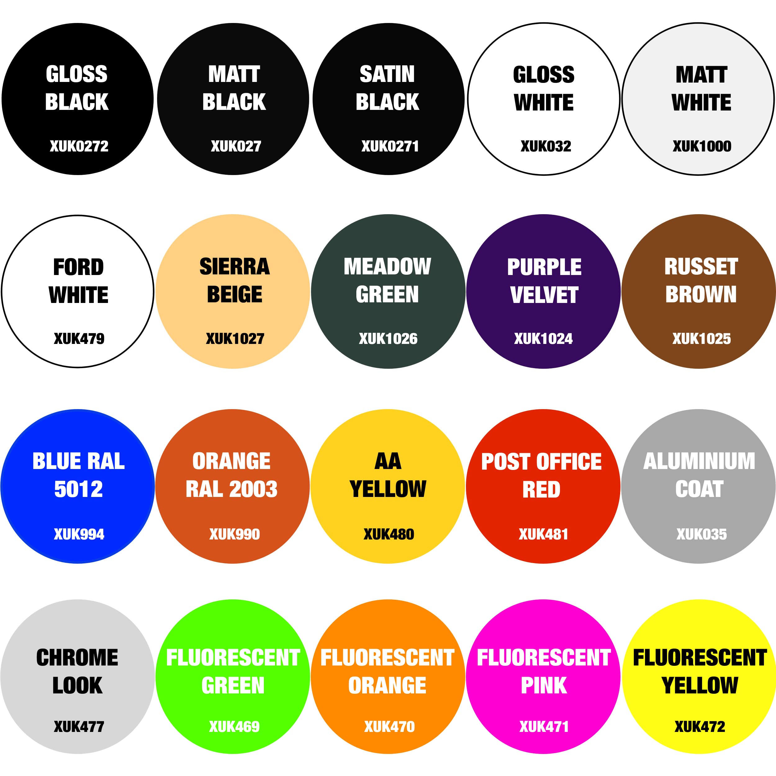 Hycote Fast Drying Aerosol Car Spray Paint, Satin Black, 13.5 Oz