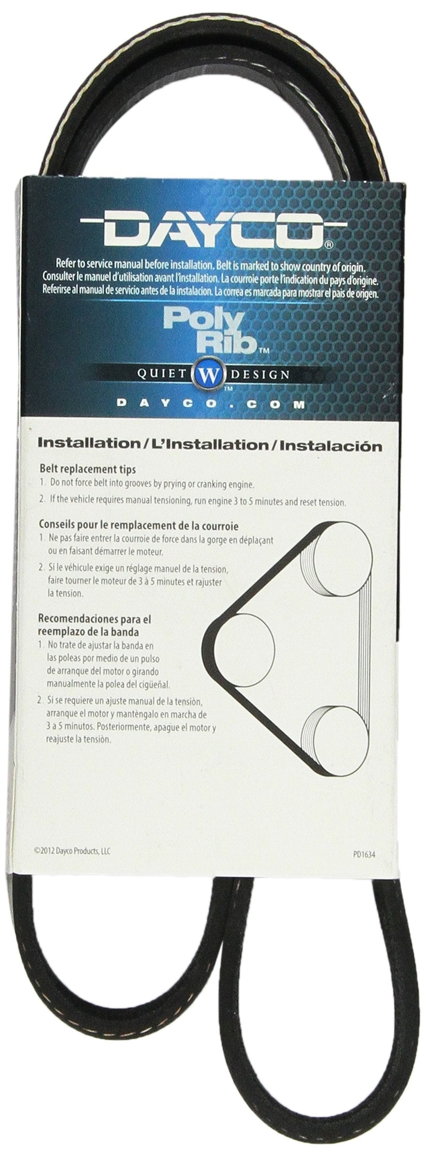 Dayco 5060410 Serpentine Belt