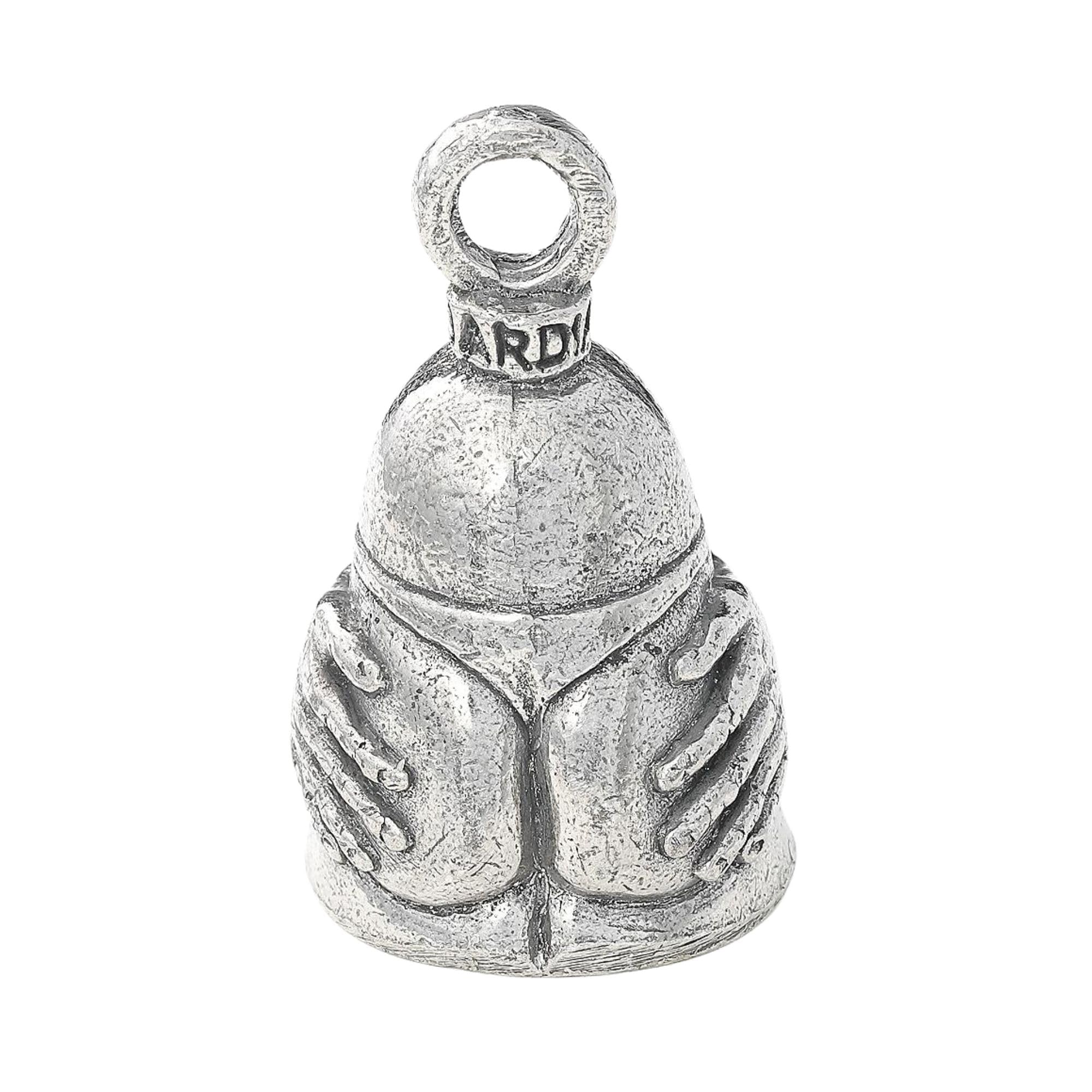 Guardian Bell Assman Good Luck Bell W/Keyring & Black Velvet Gift Bag | Motorcycle Bell | Lead-Free Pewter | Good Luck Gift To Friends & Family | Bike Bell | Made In Usa