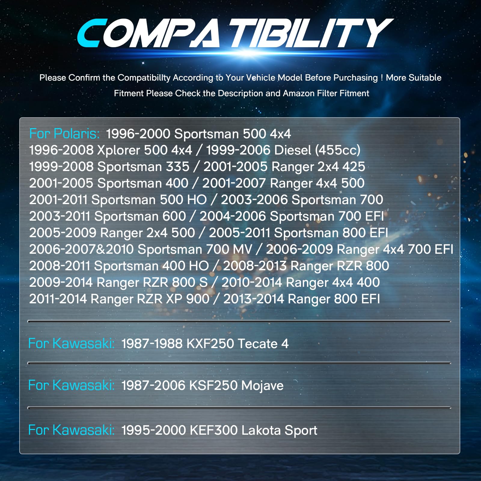 ILONPA 4pcs 4x156 ATV Wheel Spacers w/ 131mm Bore Compatible with Polaris Sportsman Ranger, Kawasaki Lakota, 3/8''-24 Studs 1 in