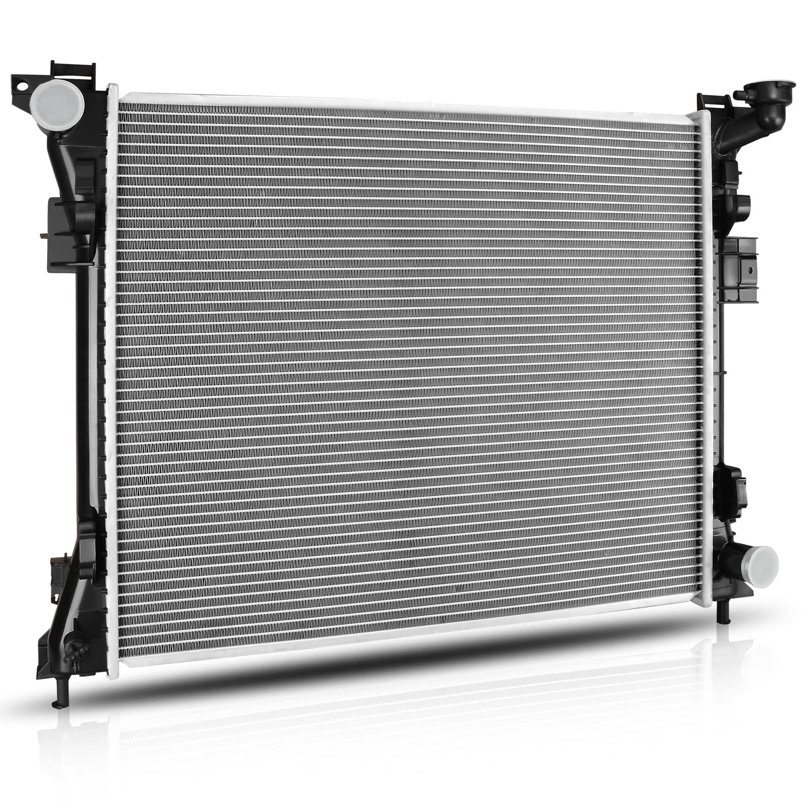 Dwvo Radiator Complete Radiator Compatible With 2008-2020 Dodge Grand Caravan Chrysler Town & Country 3.3L 3.6L 3.8L 4.0L V6 V8