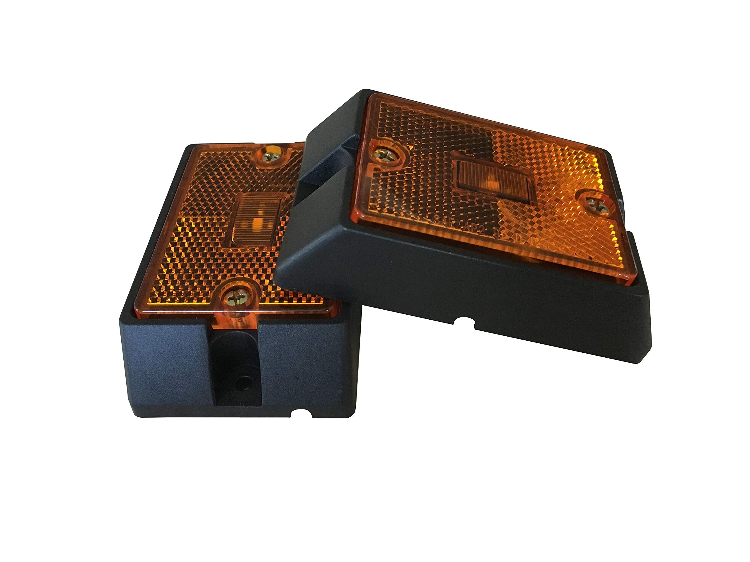 Maxxhaul 80745 Side Marker Led Amber Light - 2 Pack