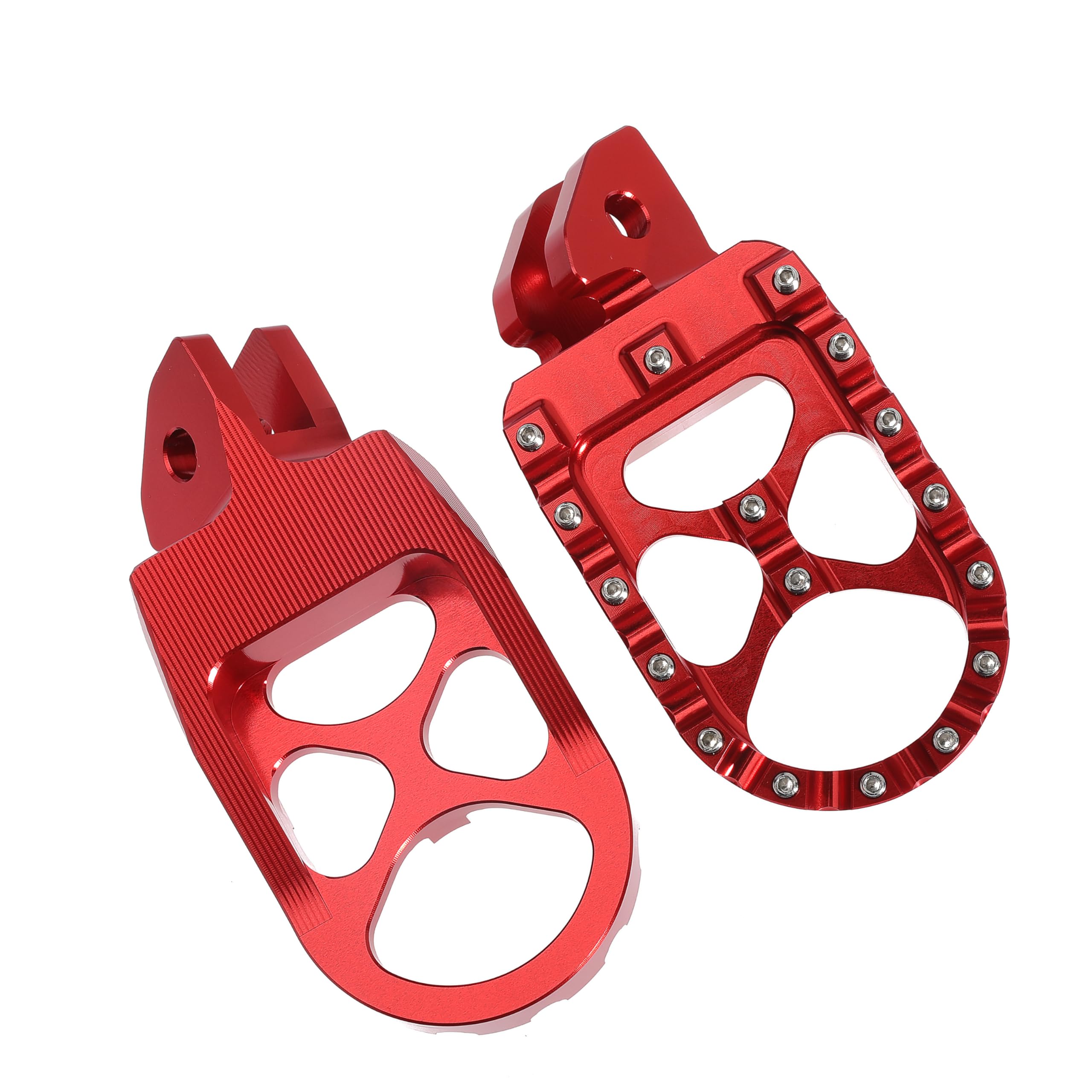 Motorcycle Foot Peg Foot Rest Dirt Bike Foot Pegs For Sur Ron Light Bee S/X For Segway X260 X160 For Talaria Sting Mx3 Mx4 Xxx Taparia Foot Pedals Rests (Red)