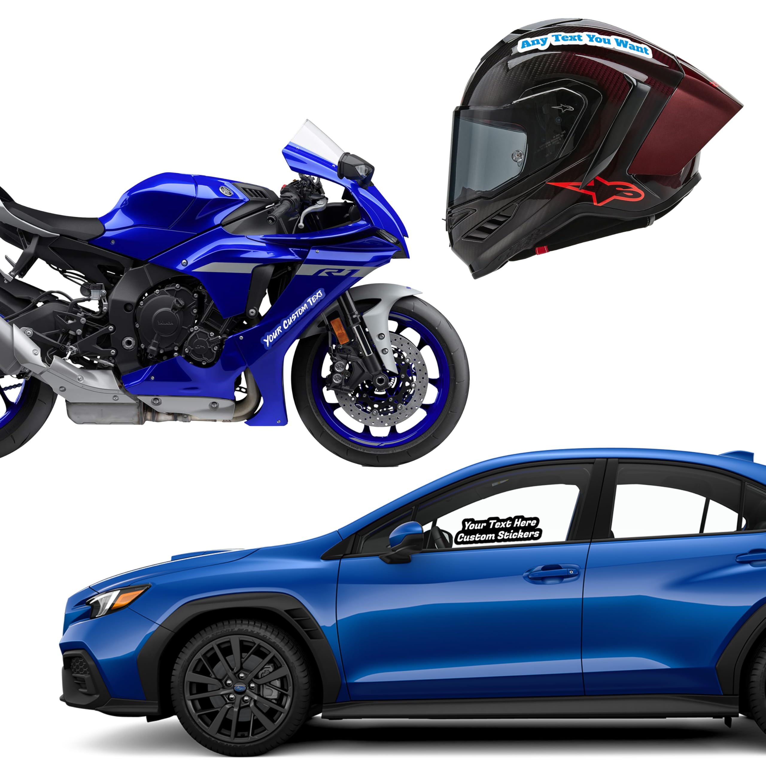 Vulgrco Custom Vinyl Lettering For Cars, Personalized Decal Letters & Custom Text Stickers For Windows, Vehicles, Cups & More, D