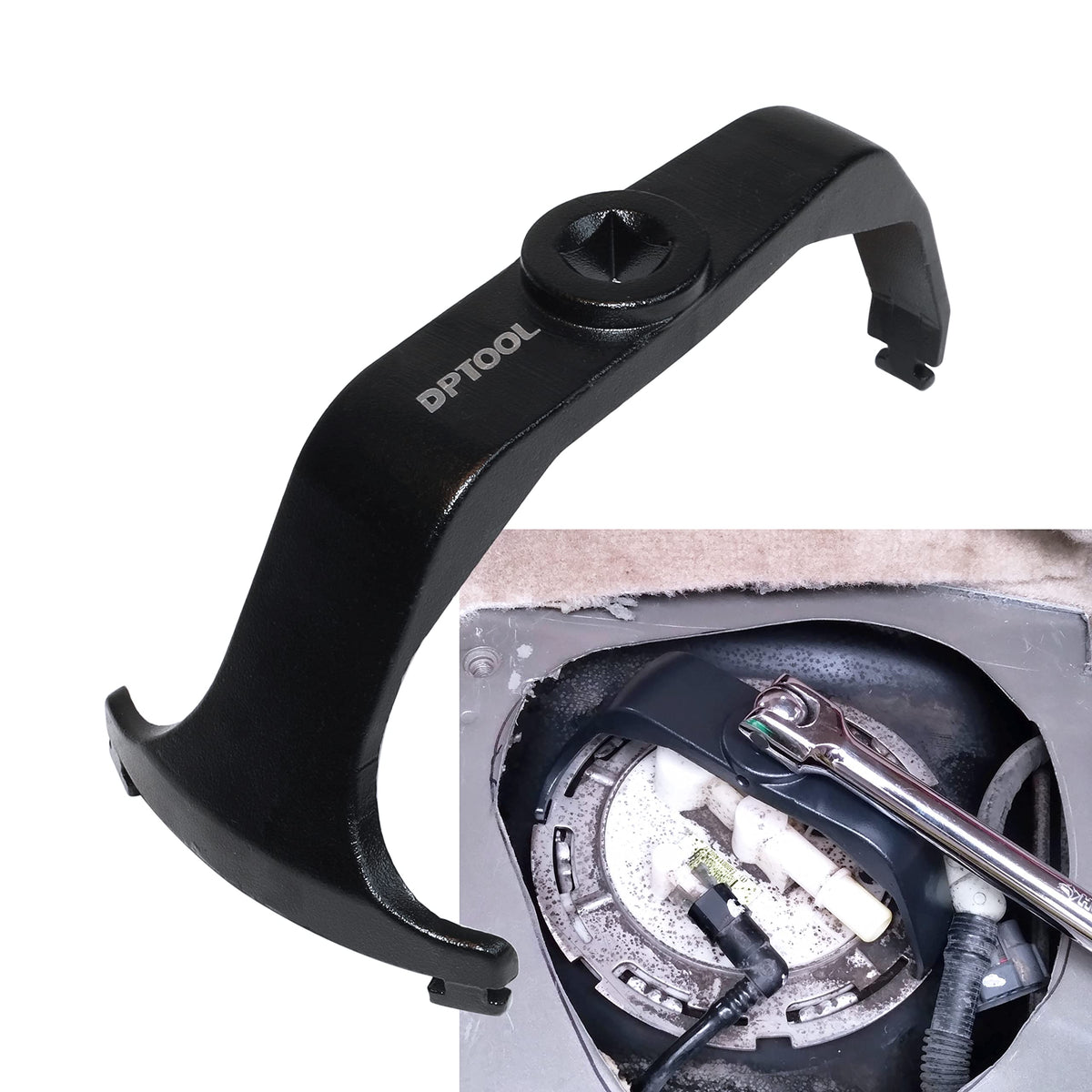 Fuel Tank Lock Ring Tool Fuel Pump Senders Removal Install Tools Compatible with Ford Chrysler Dodge Chevy Replacement for BMW B