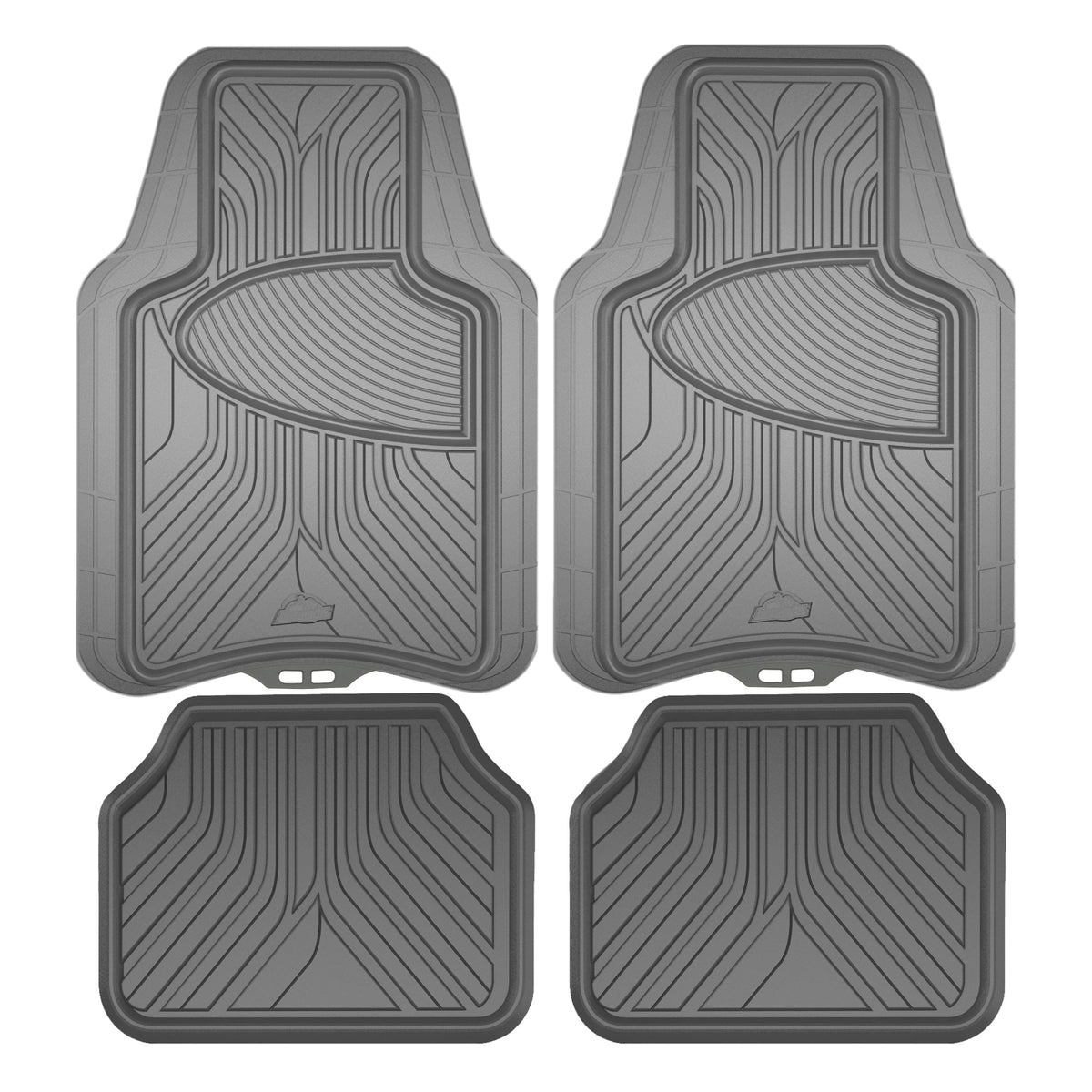 Armor All 4-Piece All-Season Floor Mats, Custom Fit Car Mats, All-Weather Car Floor Mats, Trim-To-Fit Automotive Floor Mats For 